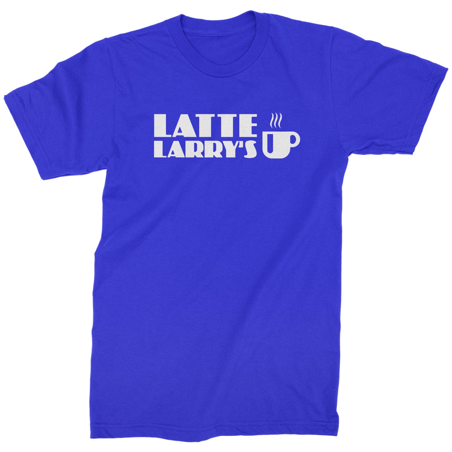 Latte Larry's Enthusiastic Coffee Mens T-shirt coffee, cup, david, enthusiasm, joe, mocha, of by Expression Tees