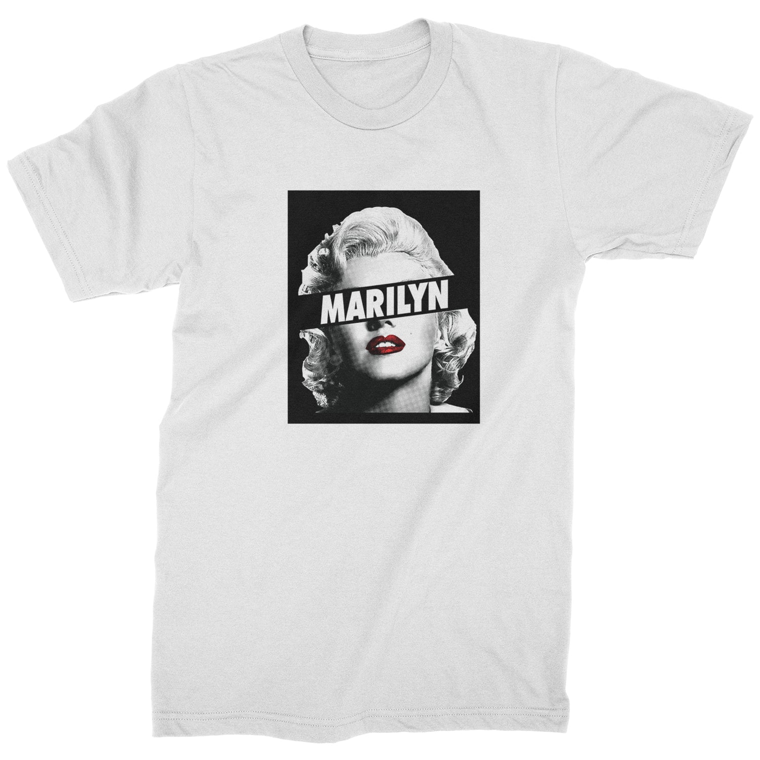 Marilyn Monroe Censored Mens T-shirt american, icon, marilyn, monroe by Expression Tees