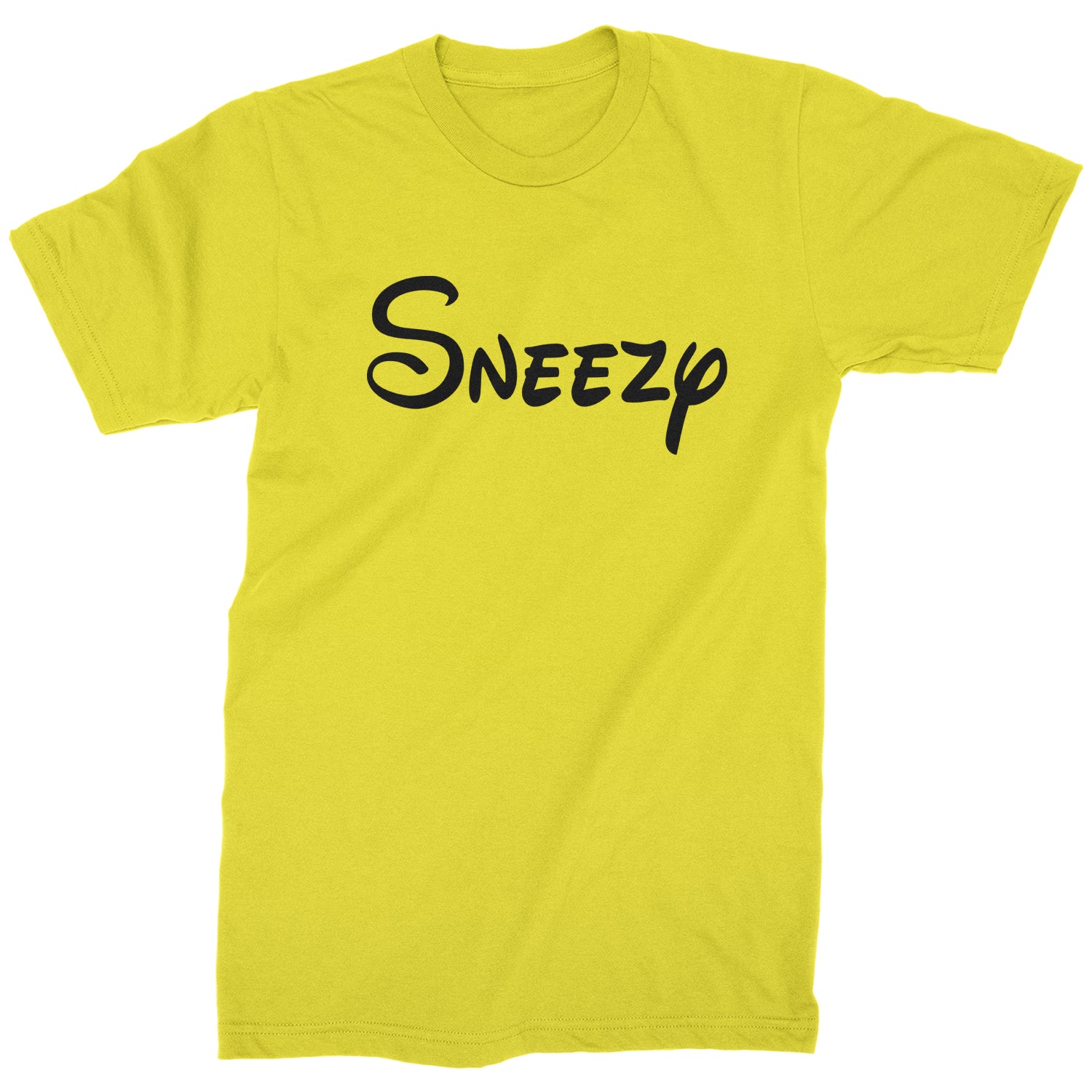 Sneezy - 7 Dwarfs Costume Mens T-shirt and, costume, dwarfs, group, halloween, matching, seven, snow, the, white by Expression Tees