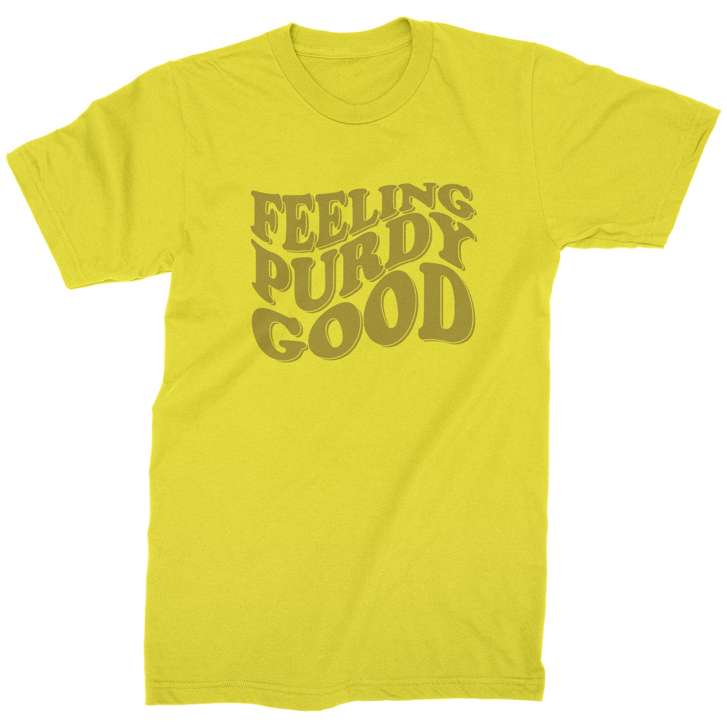 Feeling Purdy Good Mens T-shirt 13, football by Expression Tees