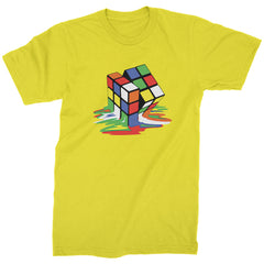 Melting Multi-Colored Cube Mens T-shirt gamer, gaming, nerd, shirt by Expression Tees