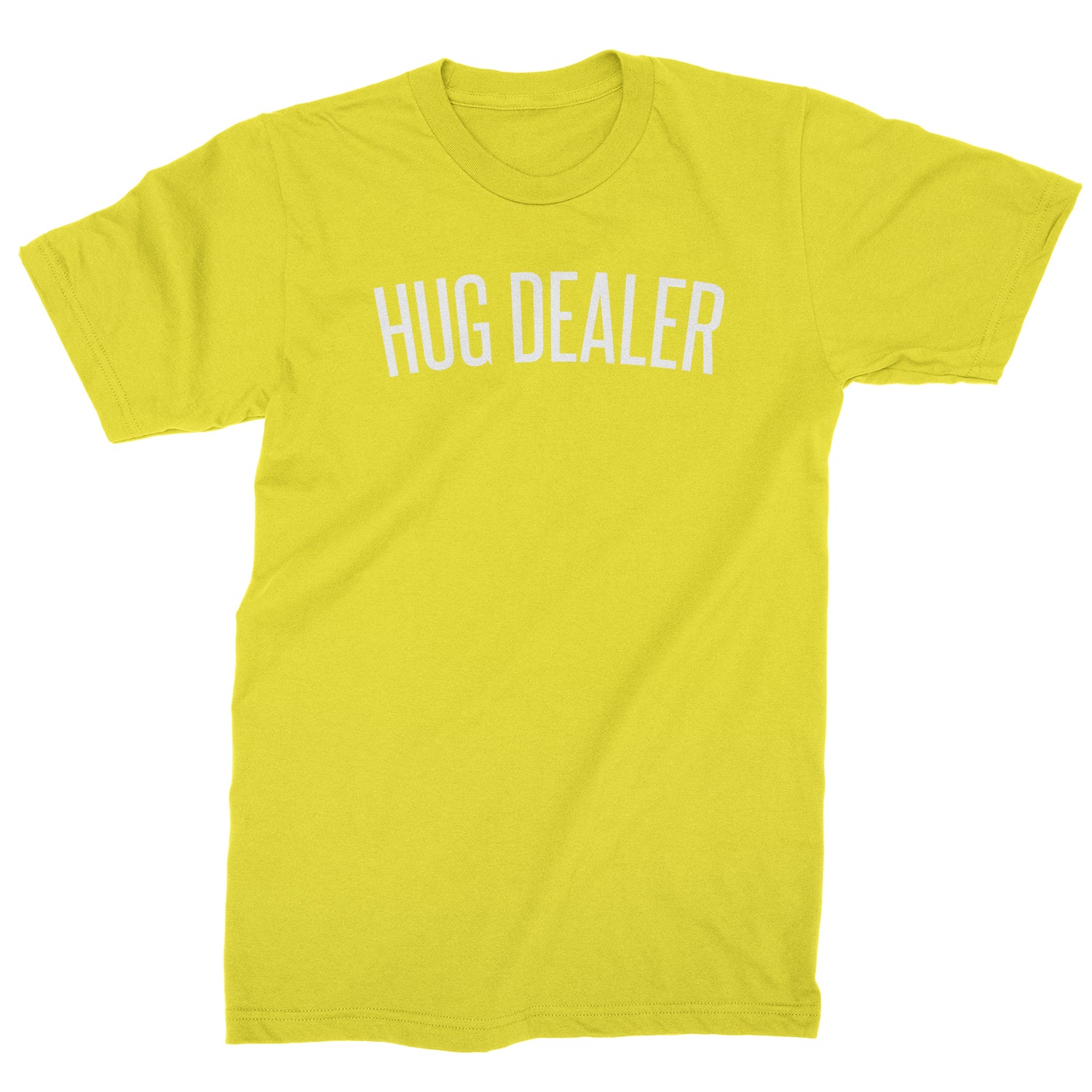 Hug Dealer Mens T-shirt dealing, free, hug, hugger, hugs by Expression Tees