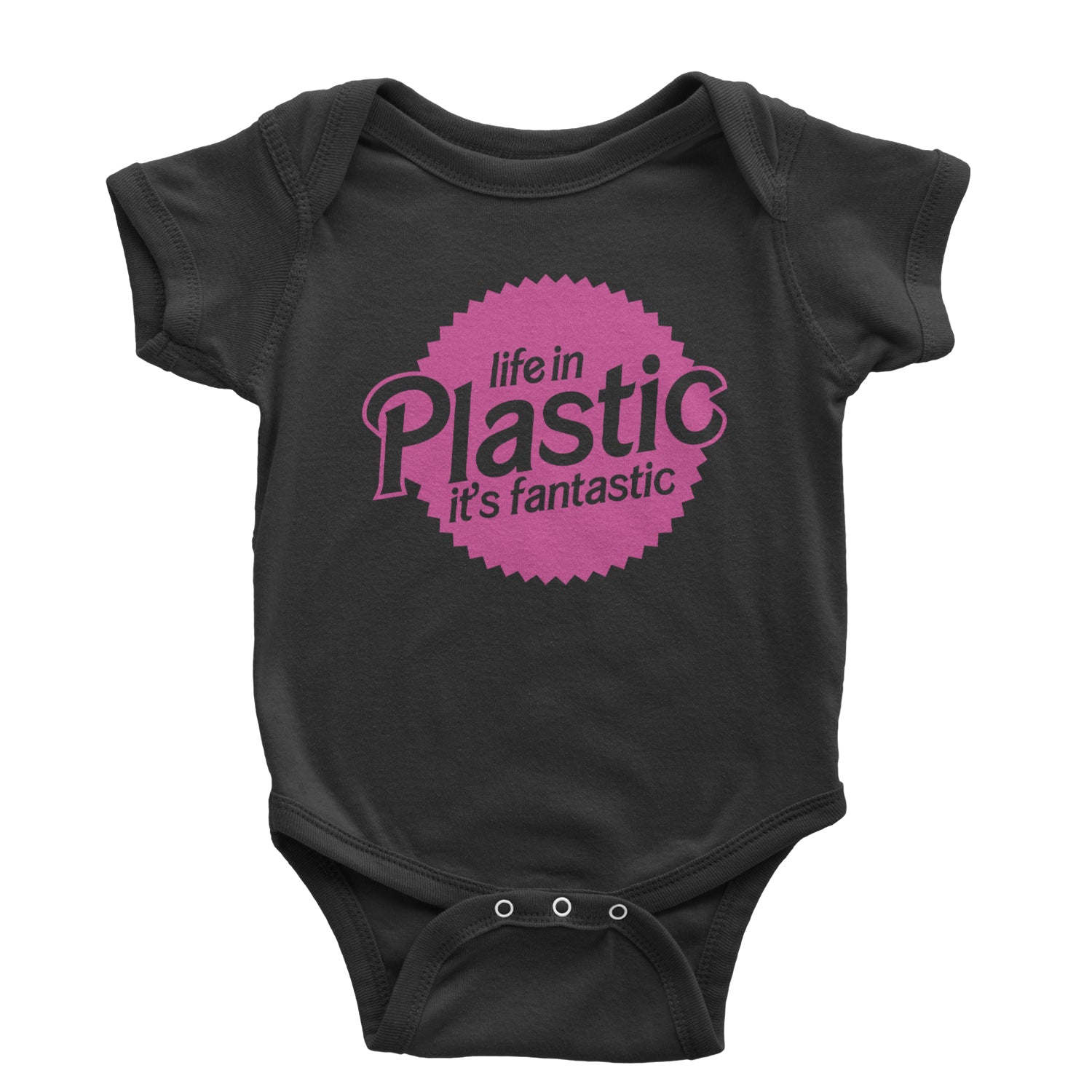 Life In Plastic It's Fantastic Barbenheimer Infant One-Piece Romper Bodysuit and Toddler T-shirt