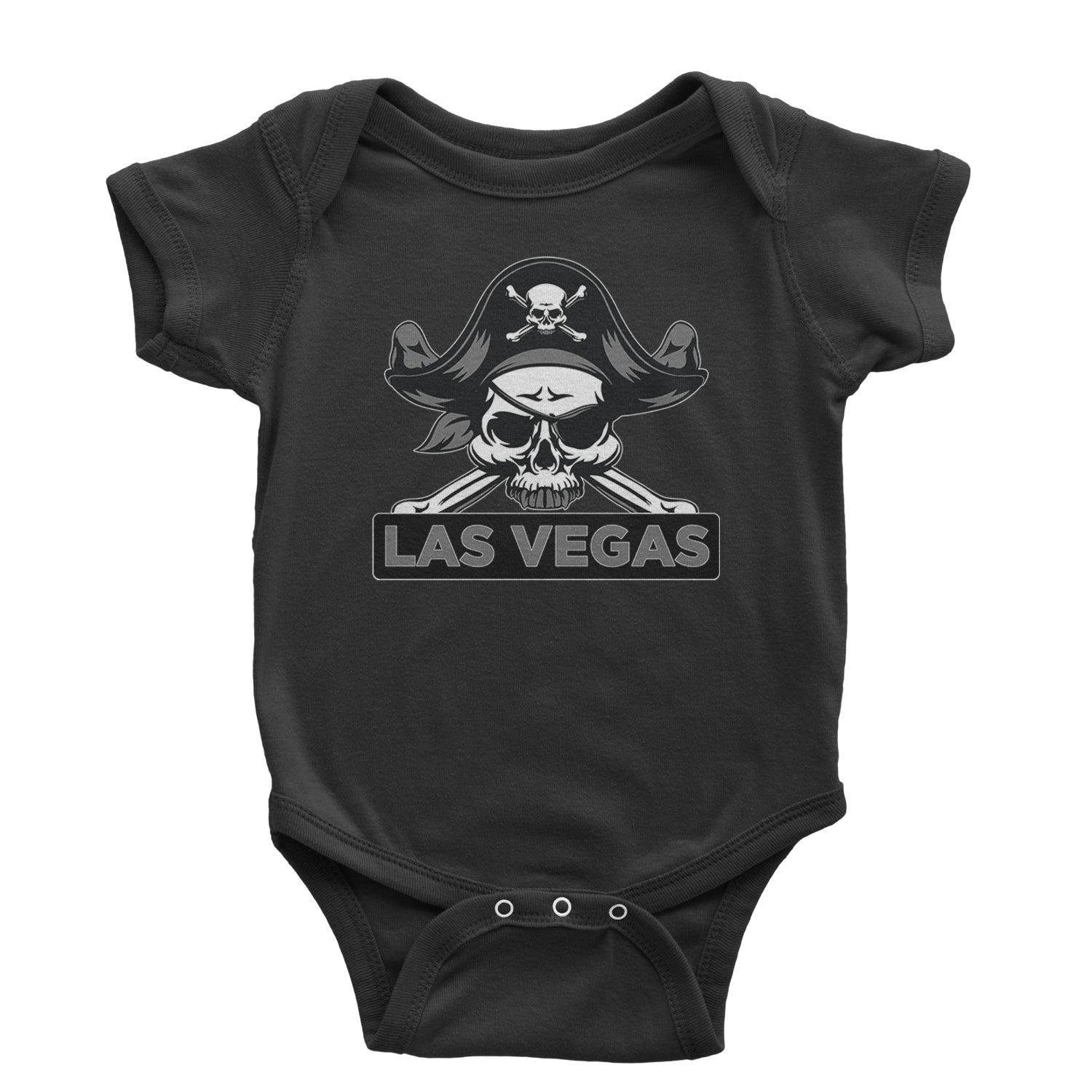 Raider Skull Straight Outta Las Vegas Infant One-Piece Romper Bodysuit and Toddler T-shirt