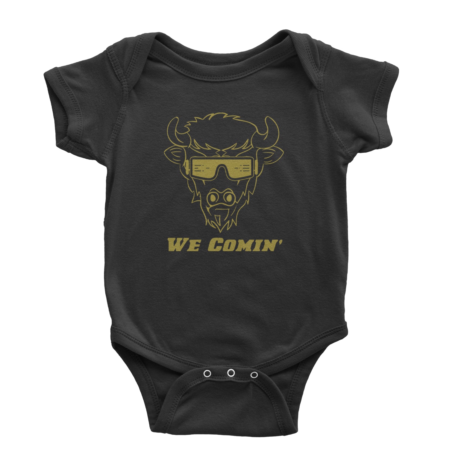 We Coming Coach Prime Colorado Infant One-Piece Romper Bodysuit and Toddler T-shirt