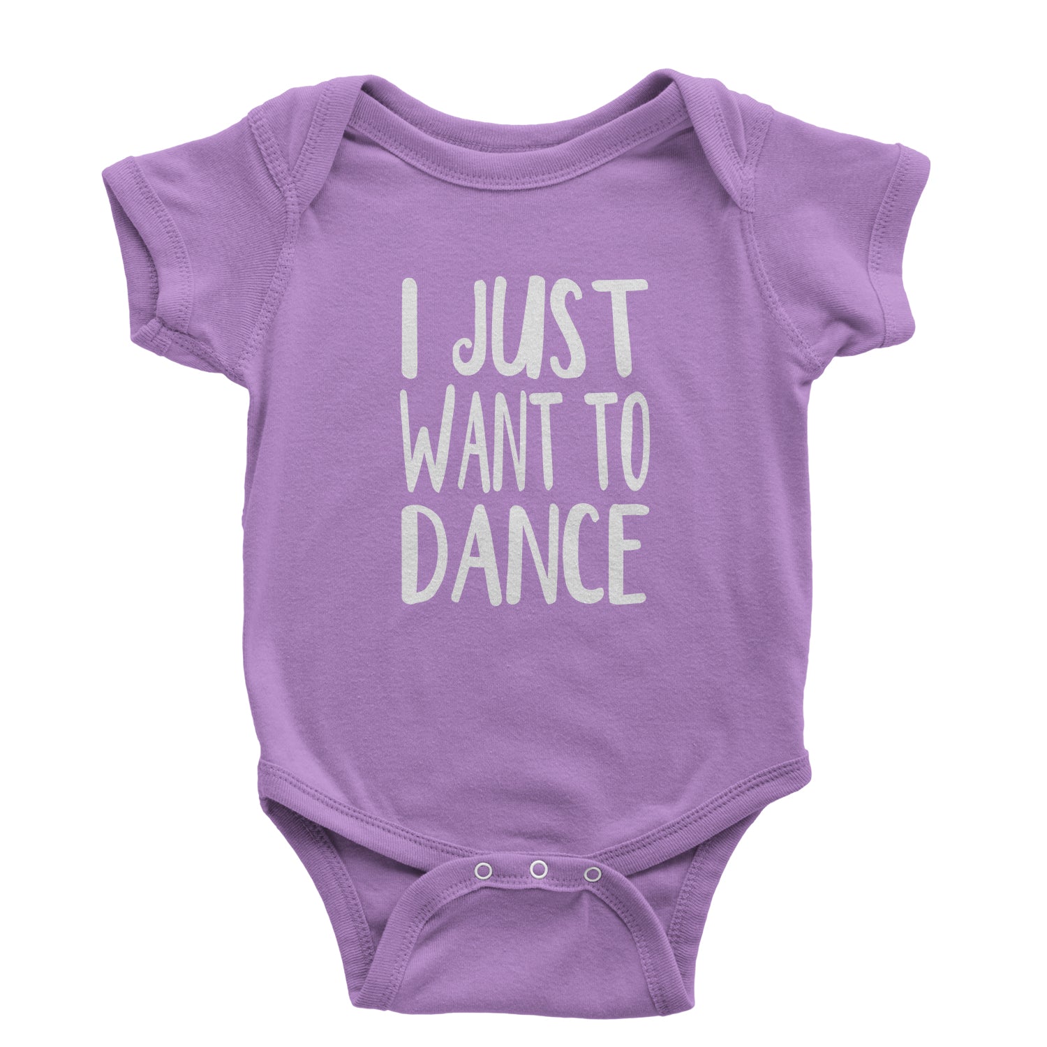 I Just Want To Dance Infant One-Piece Romper Bodysuit boomerang, dancing, jo, jojo by Expression Tees