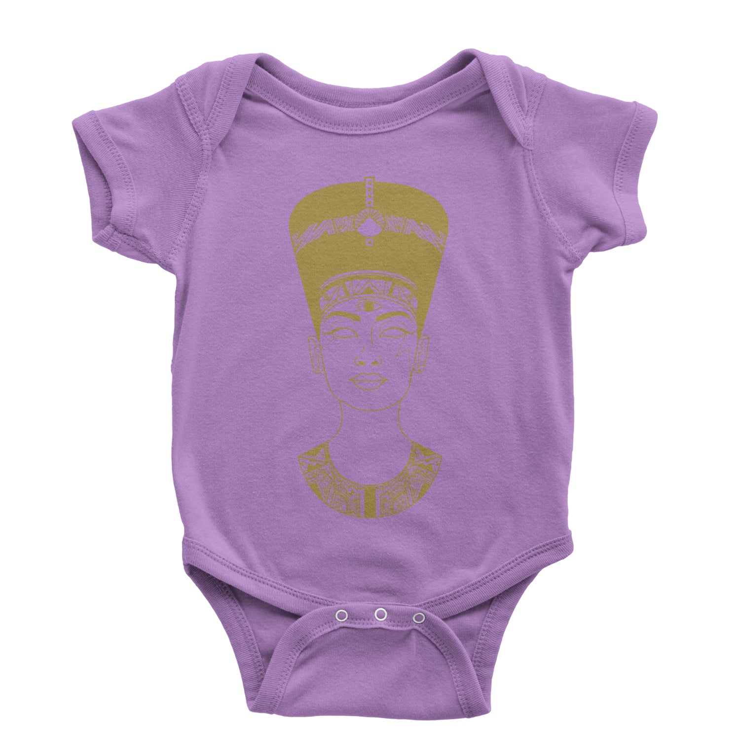 Nefertiti Egyptian Queen Infant One-Piece Romper Bodysuit african, american, aten, egyptian, goddess by Expression Tees