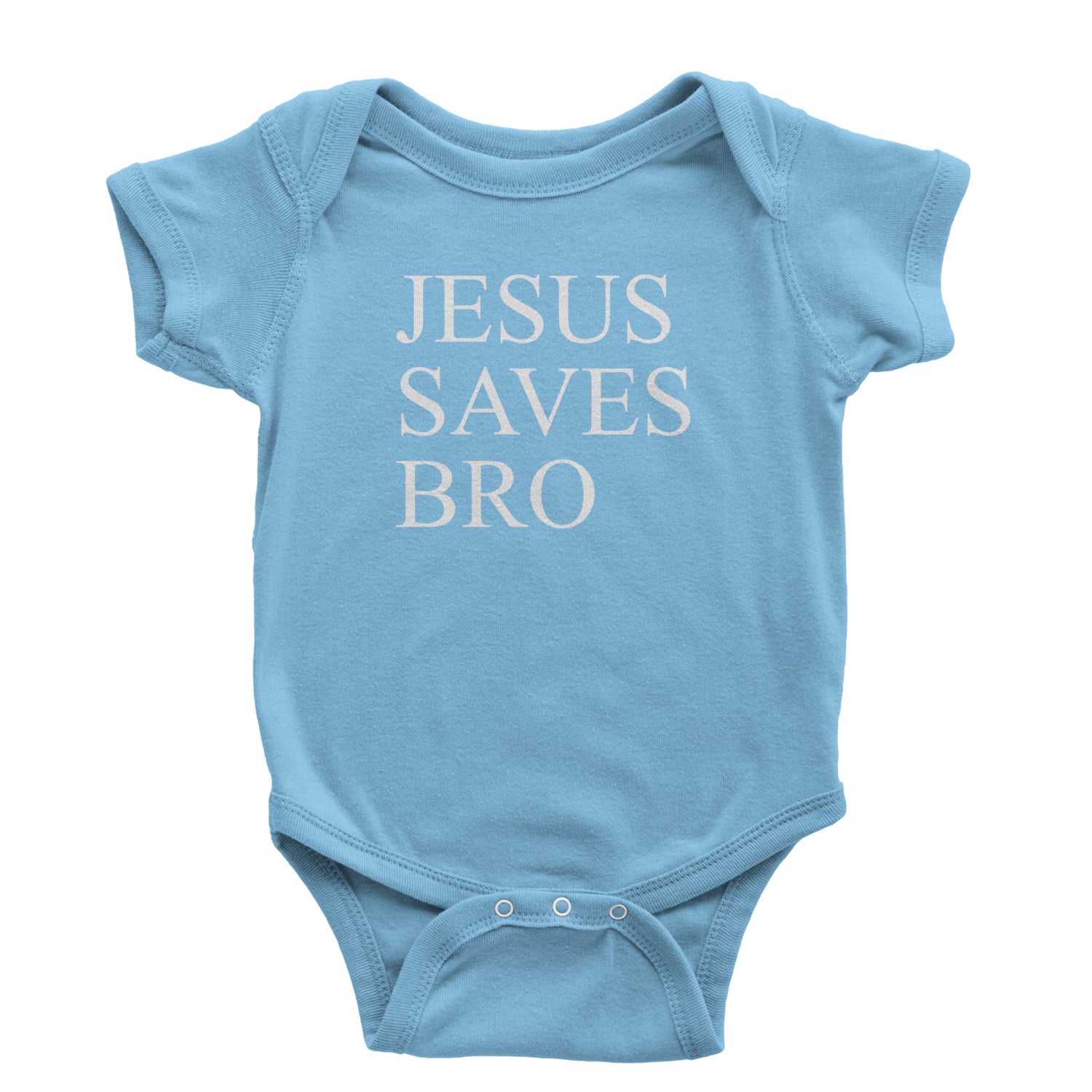 Jesus Saves Bro Infant One-Piece Romper Bodysuit and Toddler T-shirt catholic, christian, christianity, church, jesus, religion, religuous by Expression Tees