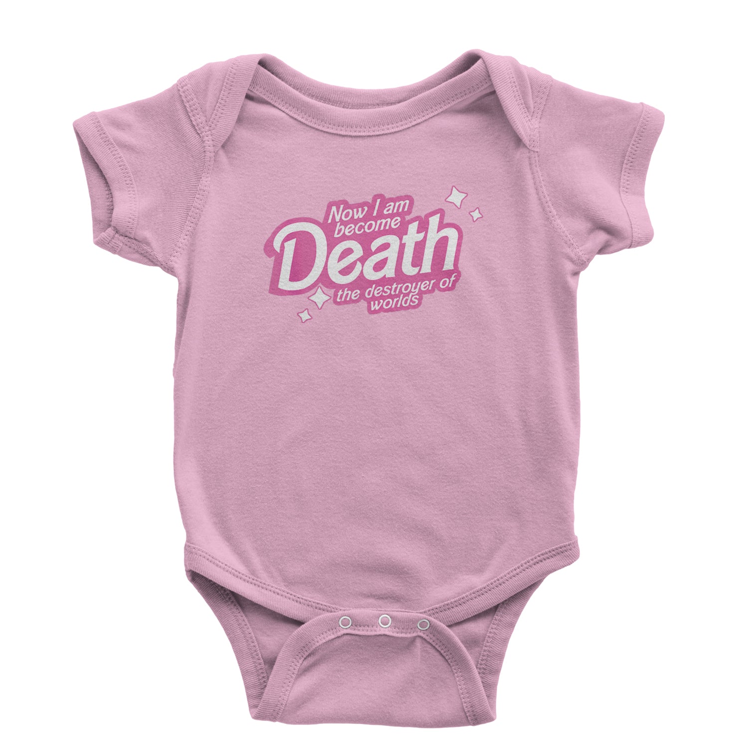 Now I am Become Death Barbenheimer Infant One-Piece Romper Bodysuit and Toddler T-shirt