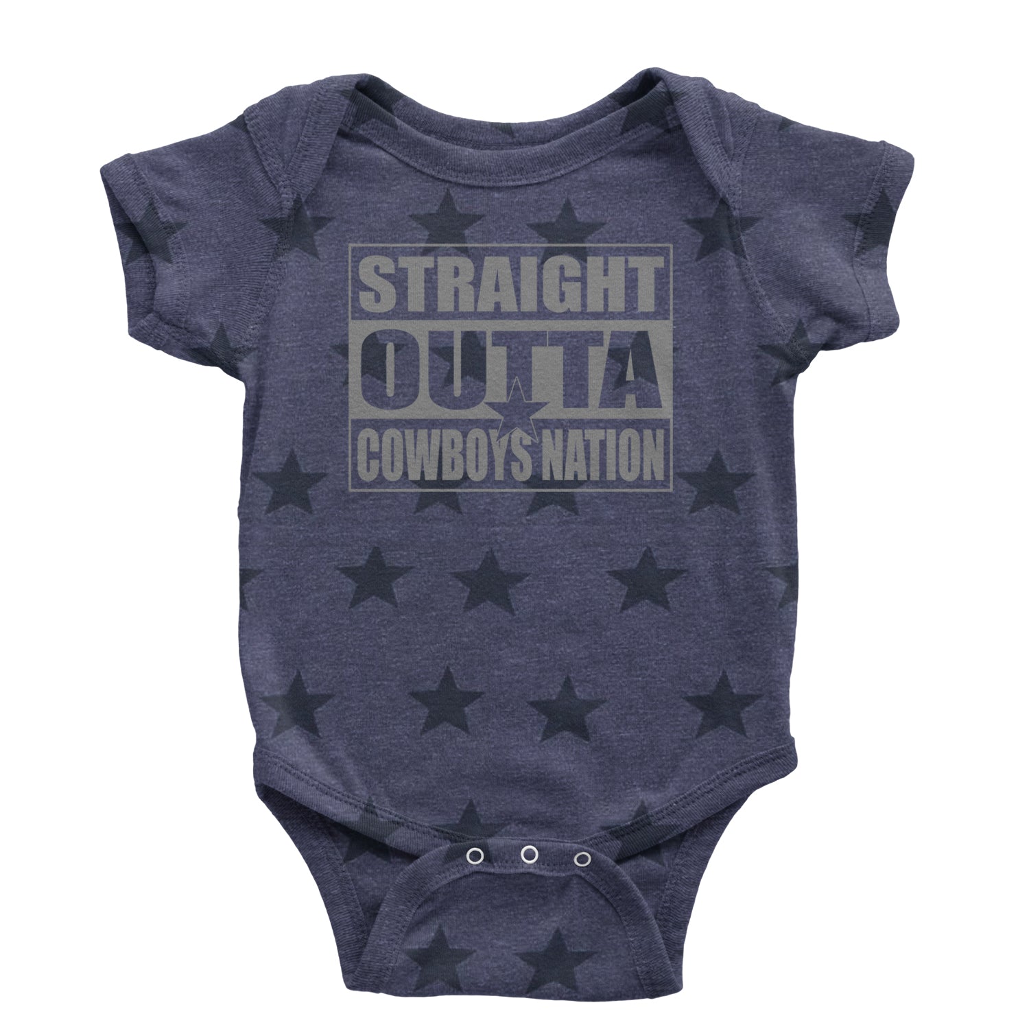 Straight Outta Cowboys Nation   Infant One-Piece Romper Bodysuit and Toddler T-shirt