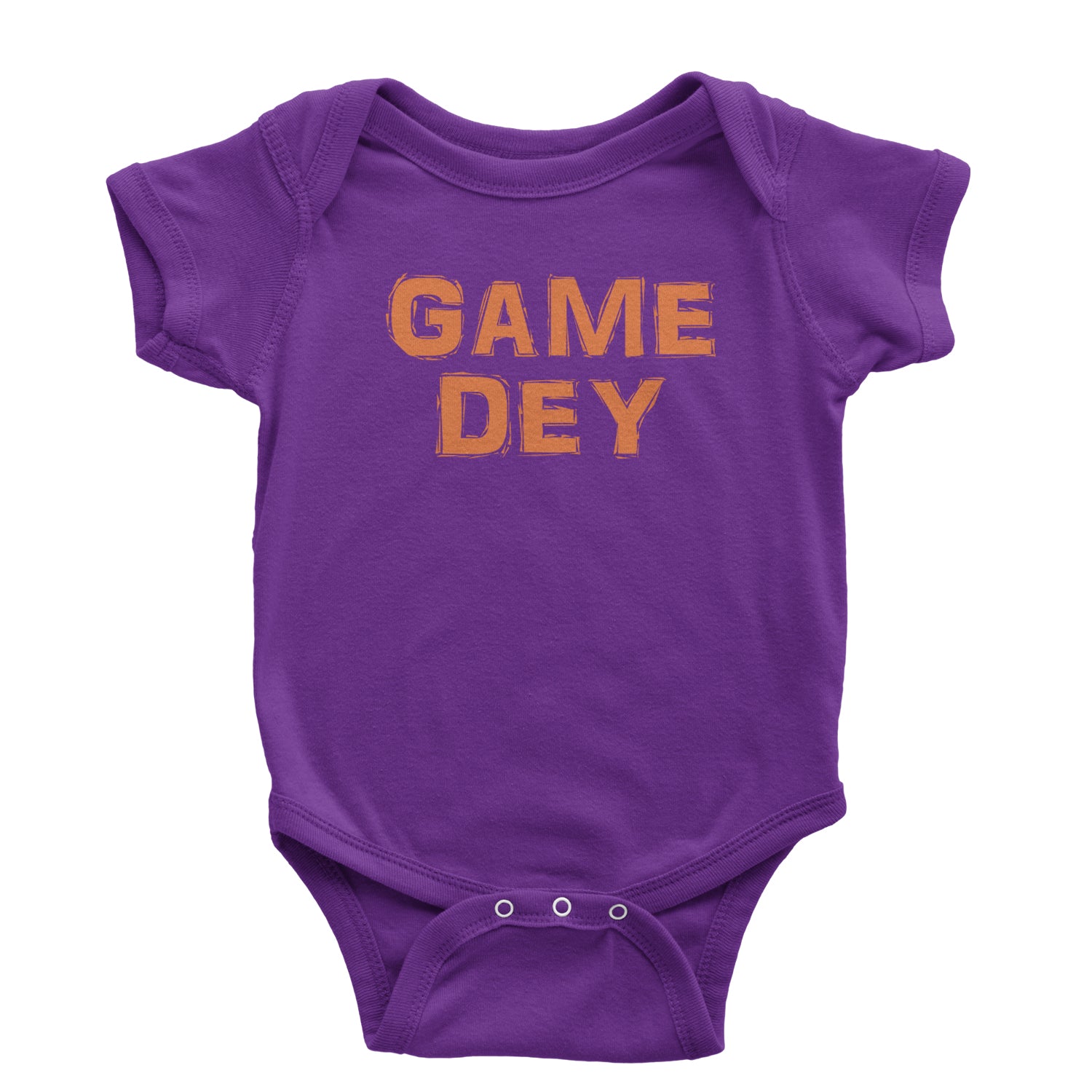 Game Dey Cincinnati Football Infant One-Piece Romper Bodysuit and Toddler T-shirt ball, burrow, cincinati, cleveland, foot, football, joe, nati, ohio, who by Expression Tees