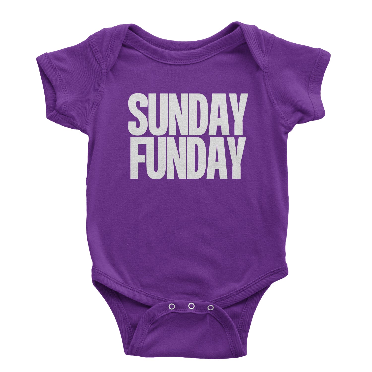 Sunday Funday Infant One-Piece Romper Bodysuit day, drinking, fun, funday, partying, sun, Sunday by Expression Tees