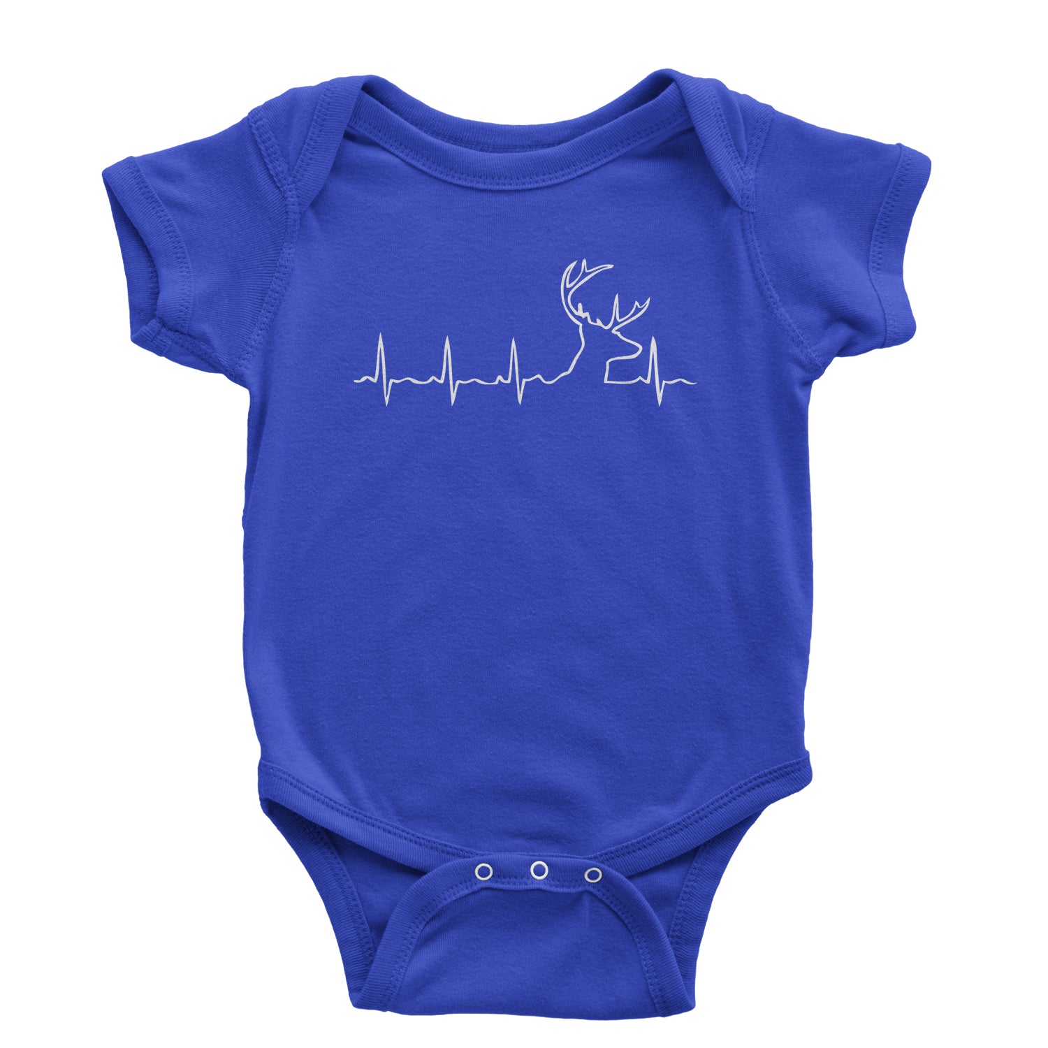 Hunting Heartbeat Dear Head Infant One-Piece Romper Bodysuit and Toddler T-shirt #expressiontees by Expression Tees