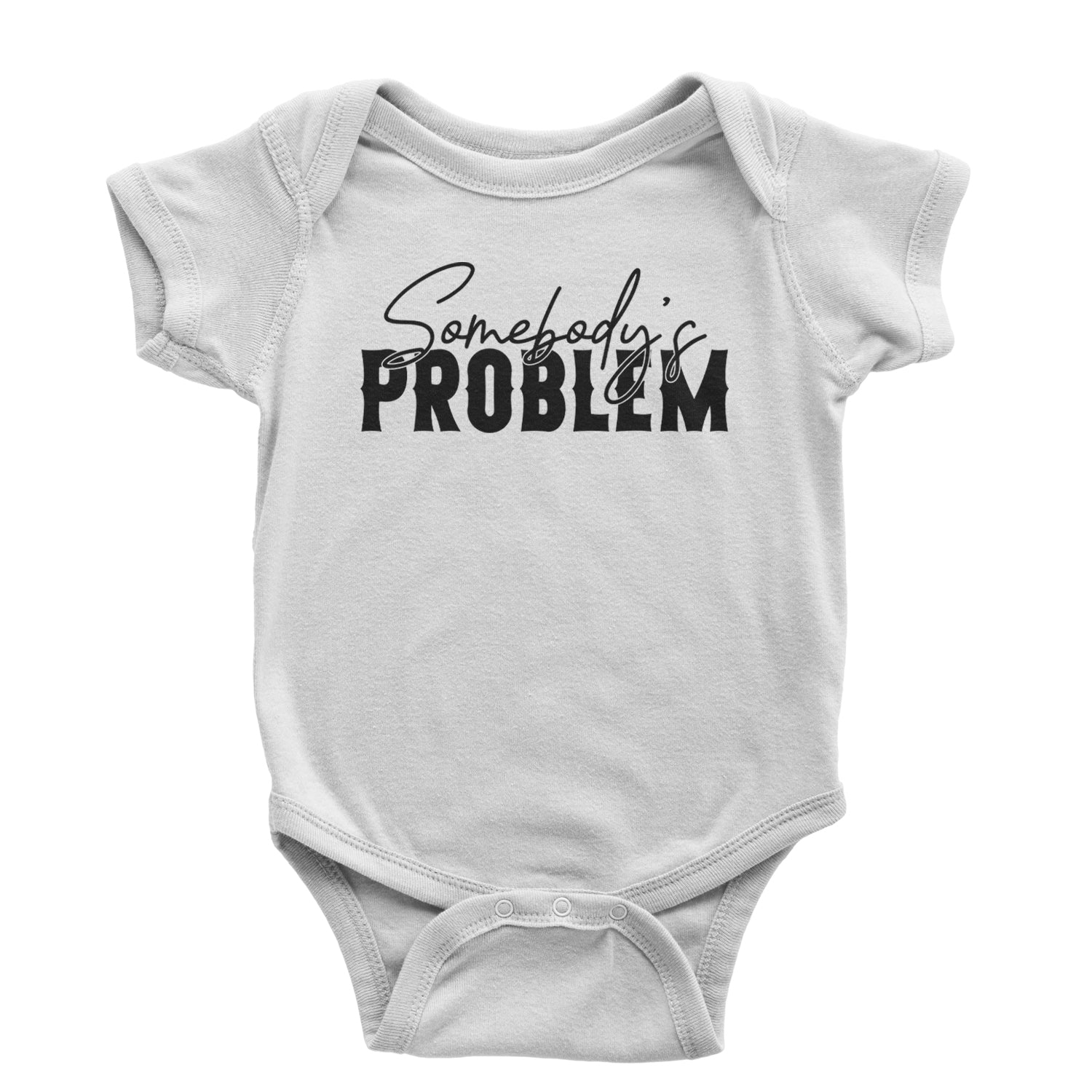 Somebody's Problem Country Music Western Infant One-Piece Romper Bodysuit and Toddler T-shirt