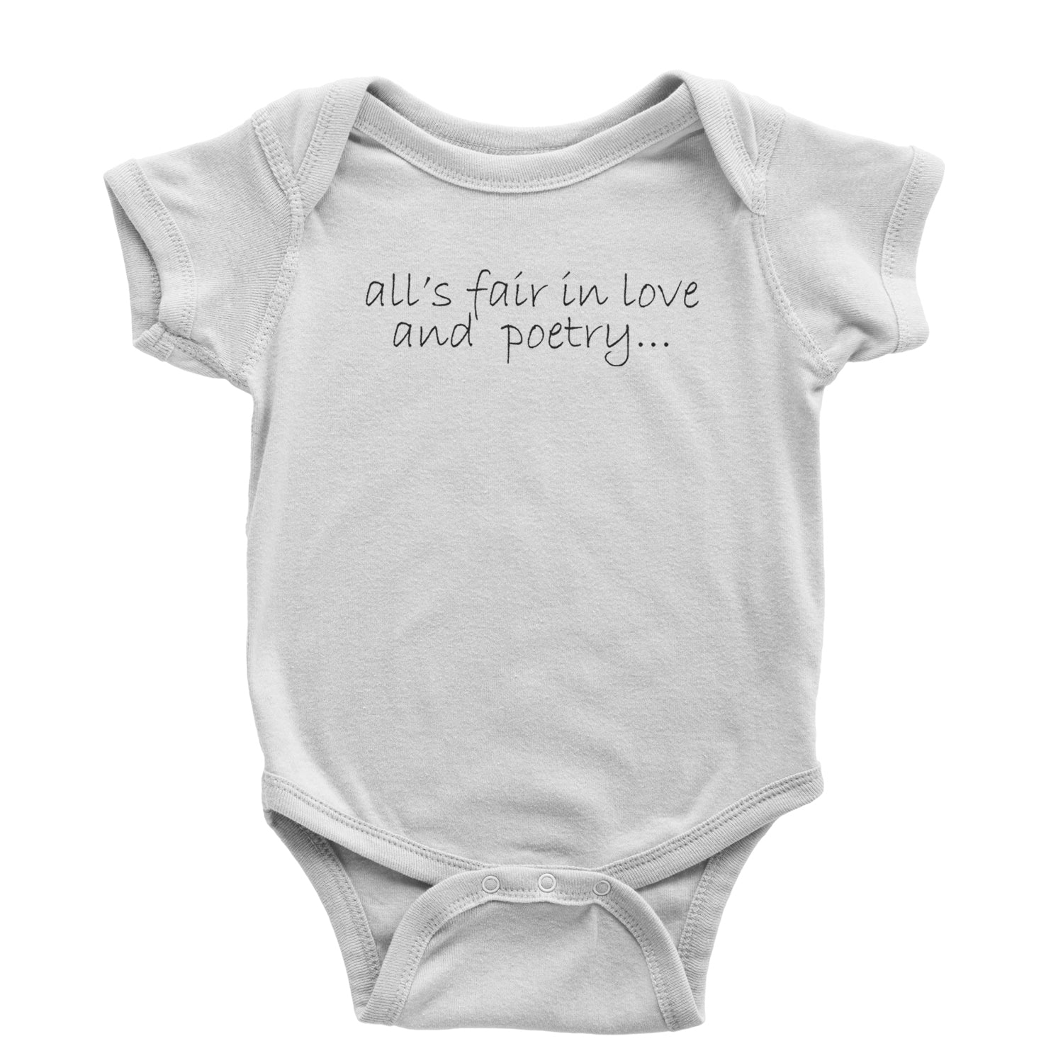 All's Fair In Love And Poetry TTPD Poets Department Infant One-Piece Romper Bodysuit and Toddler T-shirt