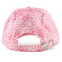 Pink Hearts Satin-Lined Baseball Hat fleur, fleurdelis, football, new orleans, neworleans, nola, saints, who dat, whodat by Expression Tees
