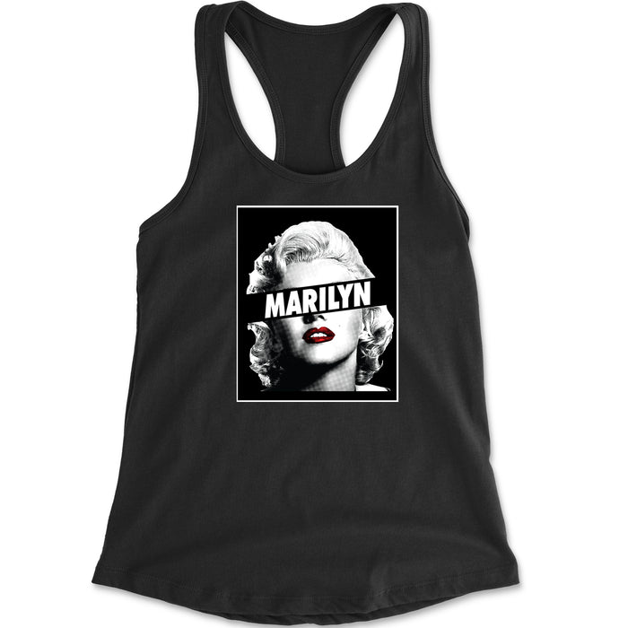 Marilyn Monroe Censored Racerback Tank Top for Women