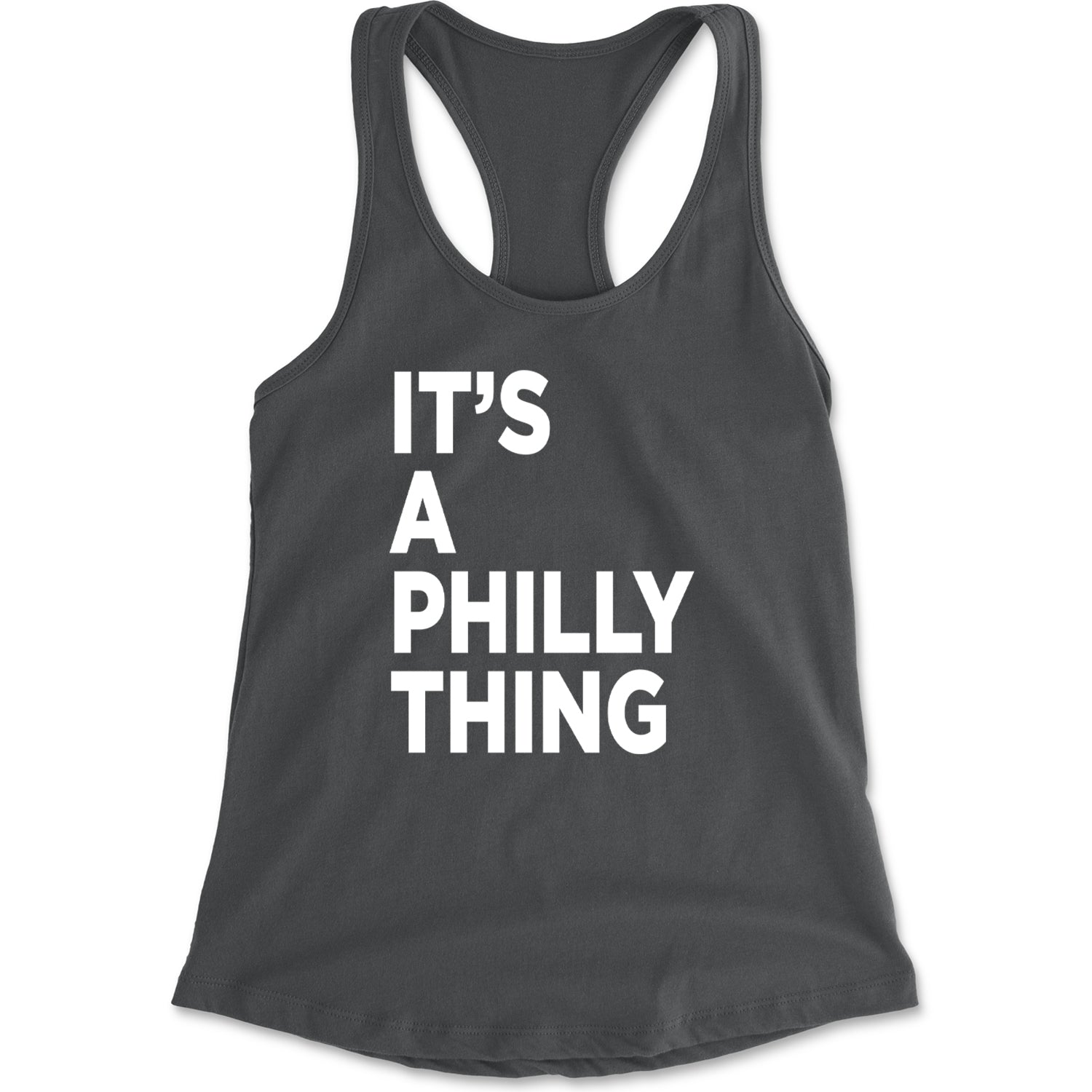 PHILLY It's A Philly Thing Racerback Tank Top for Women baseball, dilly, filly, football, jawn, morgan, Philadelphia, philli by Expression Tees