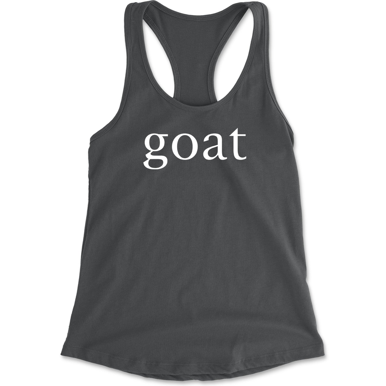 GOAT - Greatest Of All Time Racerback Tank Top for Women all, goat, greatest, hip, hiphop, hop, in, new, of, rap, time, york by Expression Tees