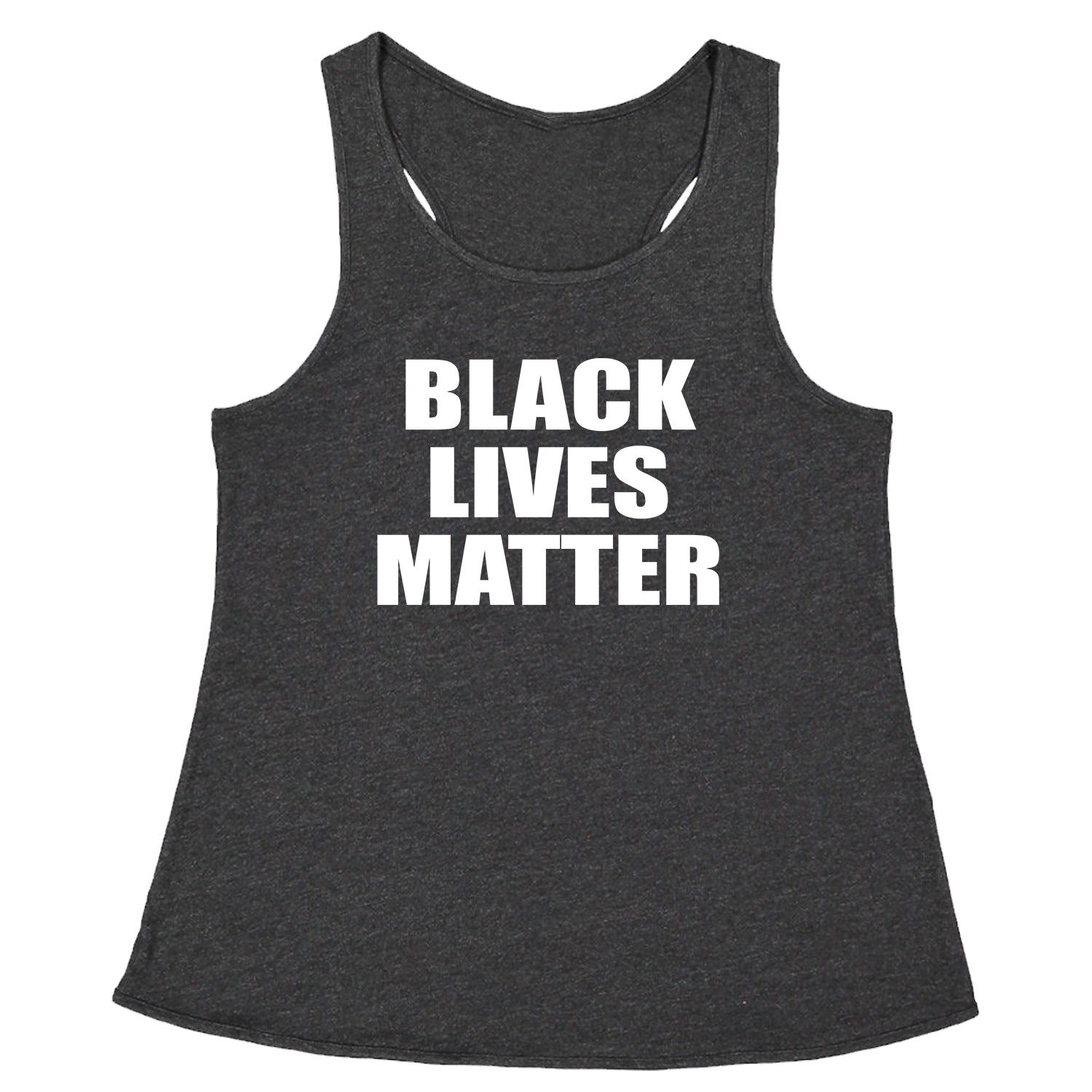 Black Lives Matter BLM Racerback Tank Top for Women african, africanamerican, ahmaud, american, arberry, breonna, brutality, end, justice, taylor by Expression Tees