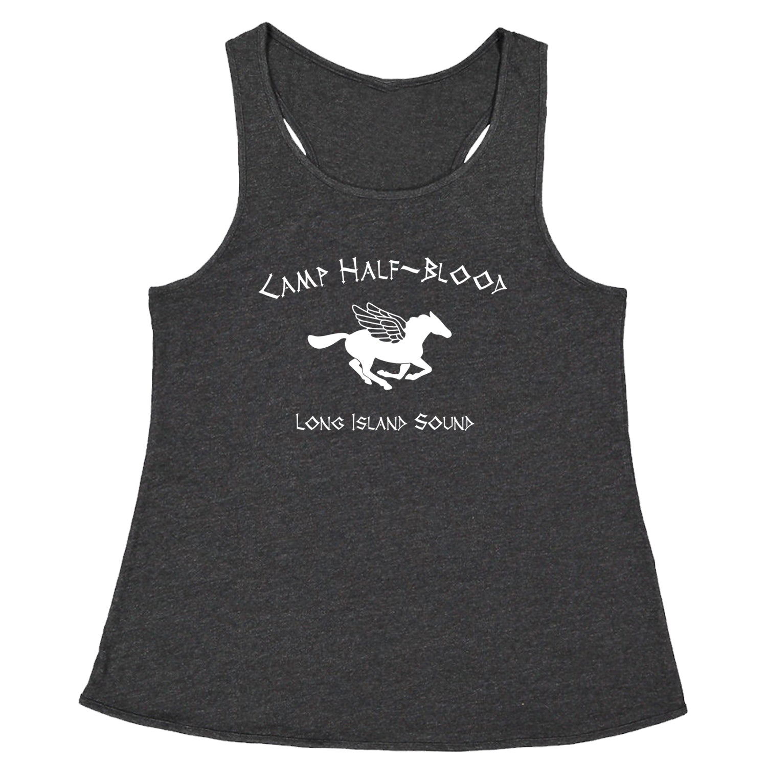 Camp Half Blood Long Island Sound Racerback Tank Top for Women and, apollo, blood, camp, half, jackson, jupiter, olympians, percy, the by Expression Tees