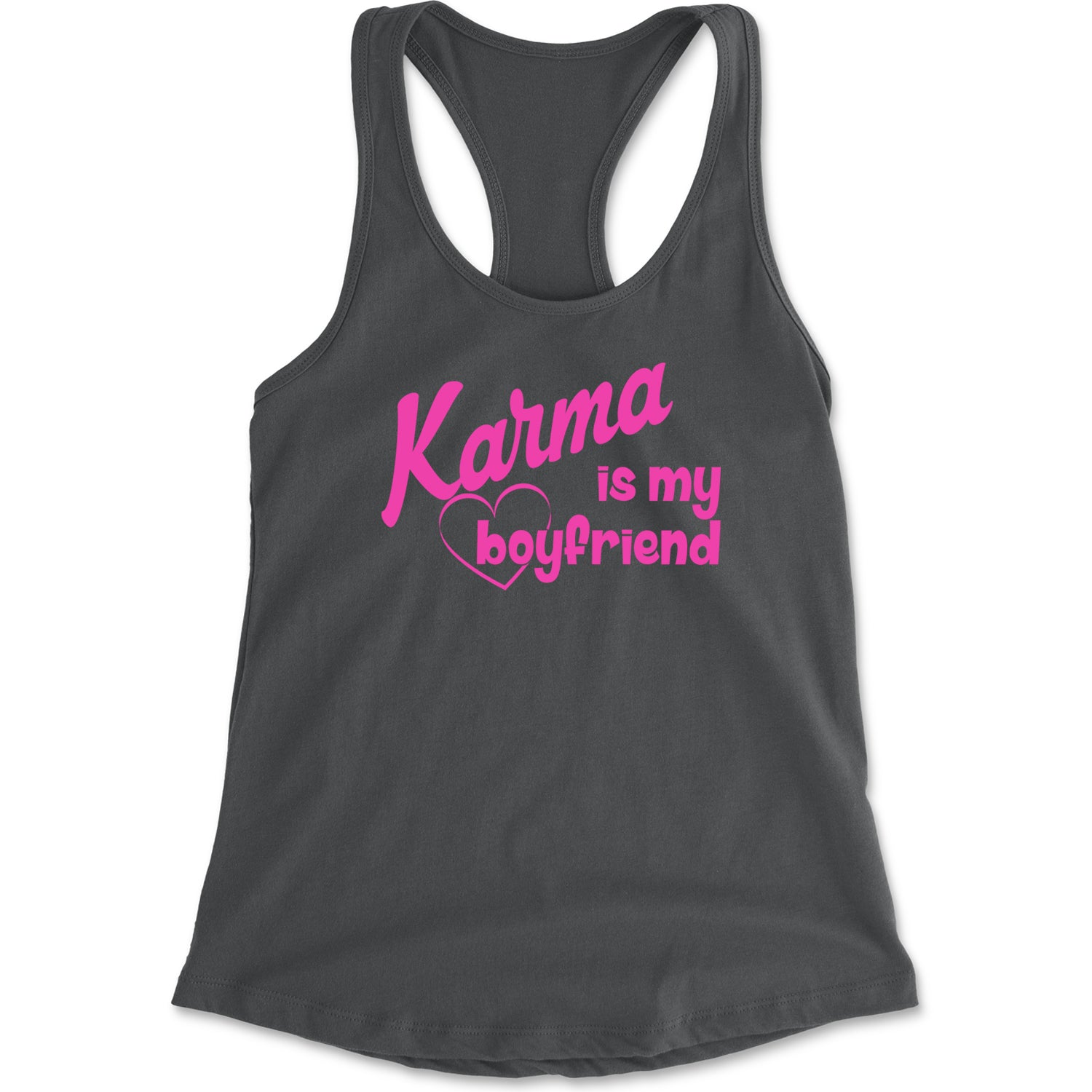 Karma Is My Boyfriend Racerback Tank Top for Women nation, taylornation by Expression Tees