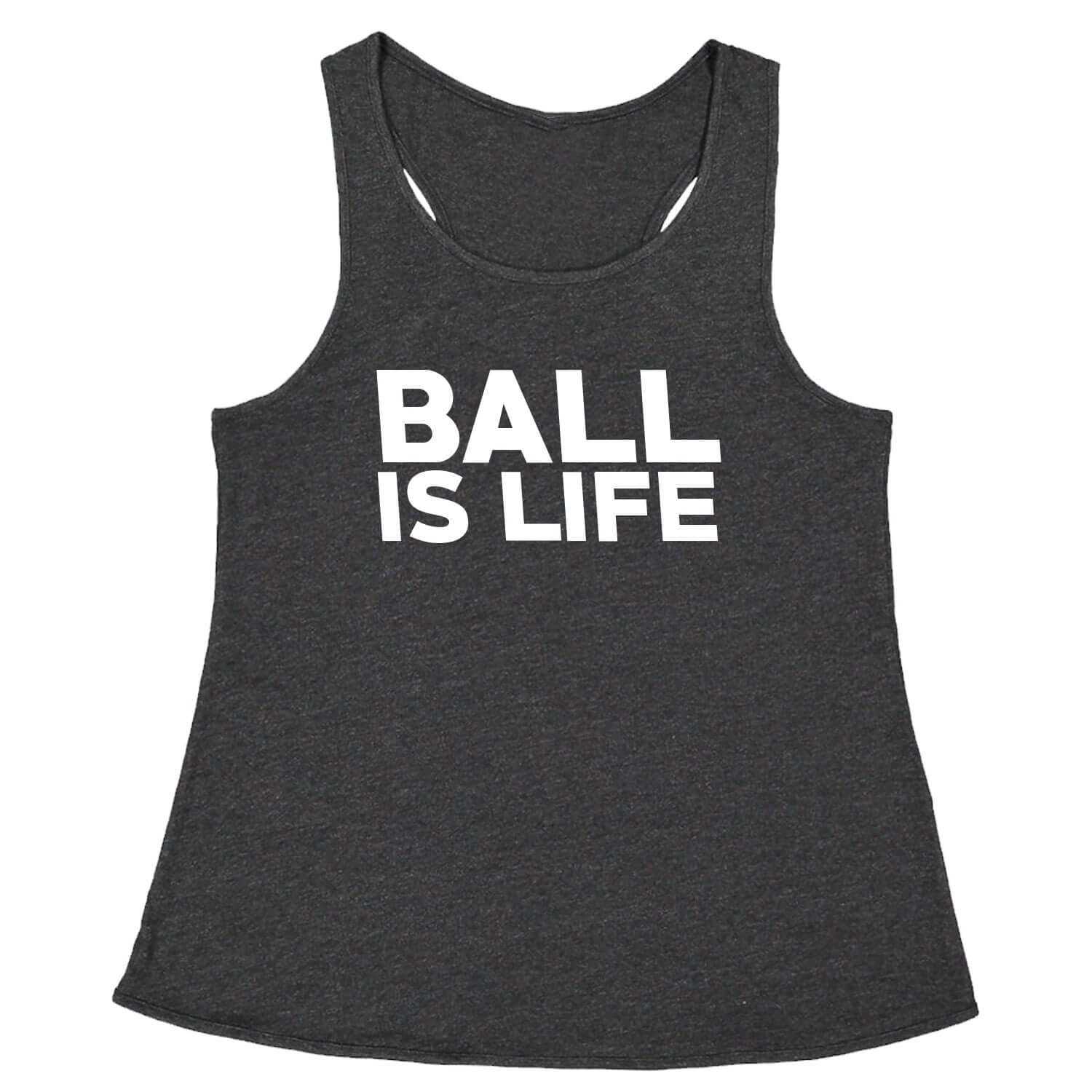 Ball Is Life Racerback Tank Top for Women baseball, basketball, football by Expression Tees