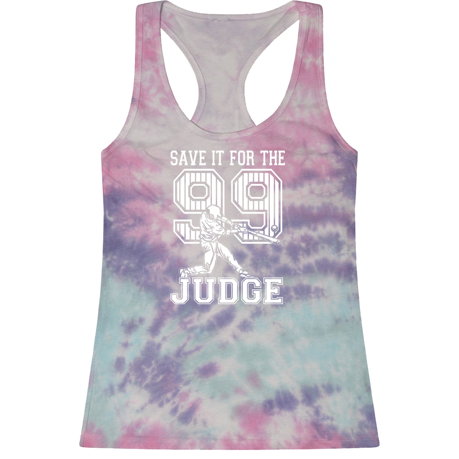 Save It For The Judge 99 Racerback Tank Top for Women 99, aaron, all, for, judge, new, number, rise, the, yankees, york by Expression Tees