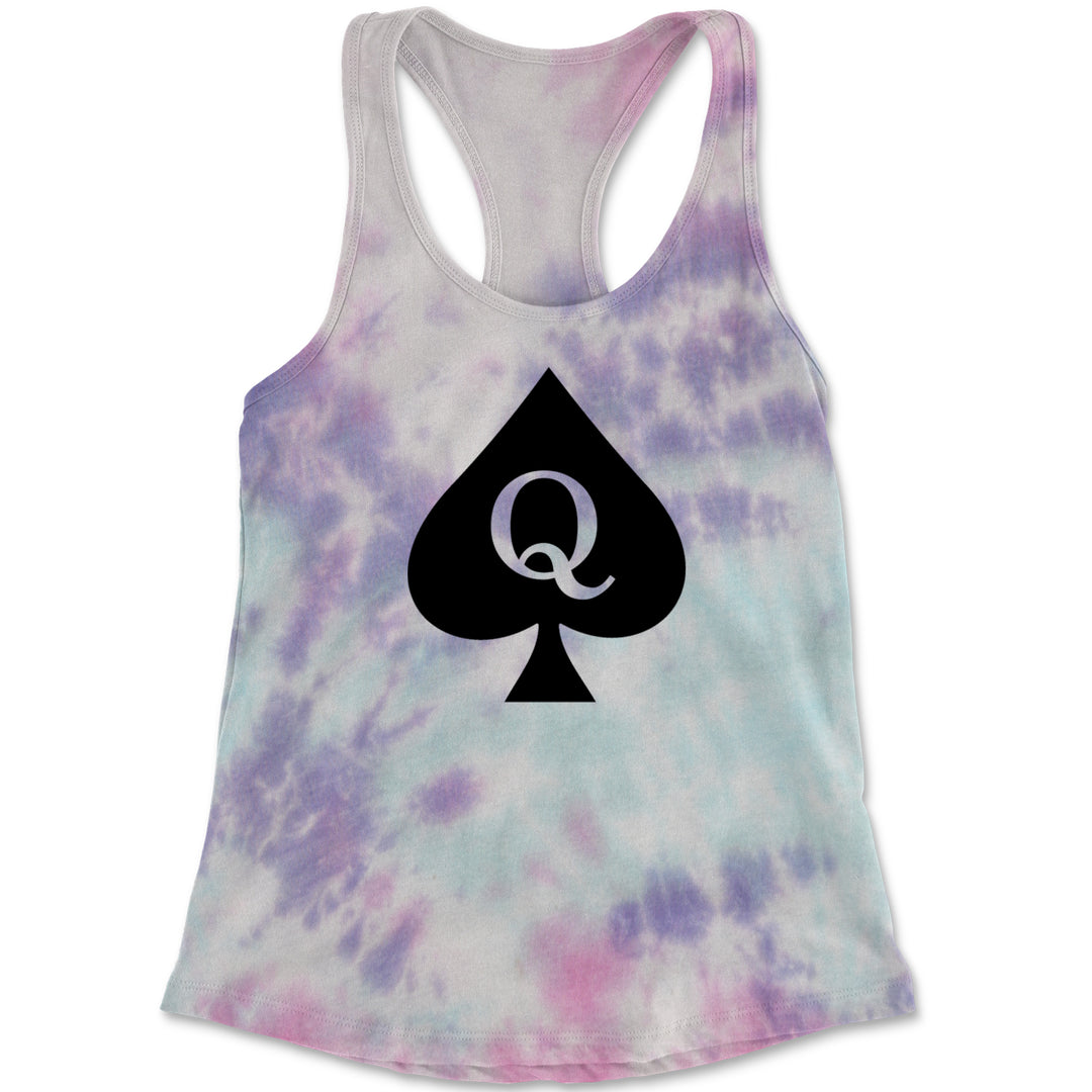 Queen Of Spades QOS Hotwife Racerback Tank Top for Women