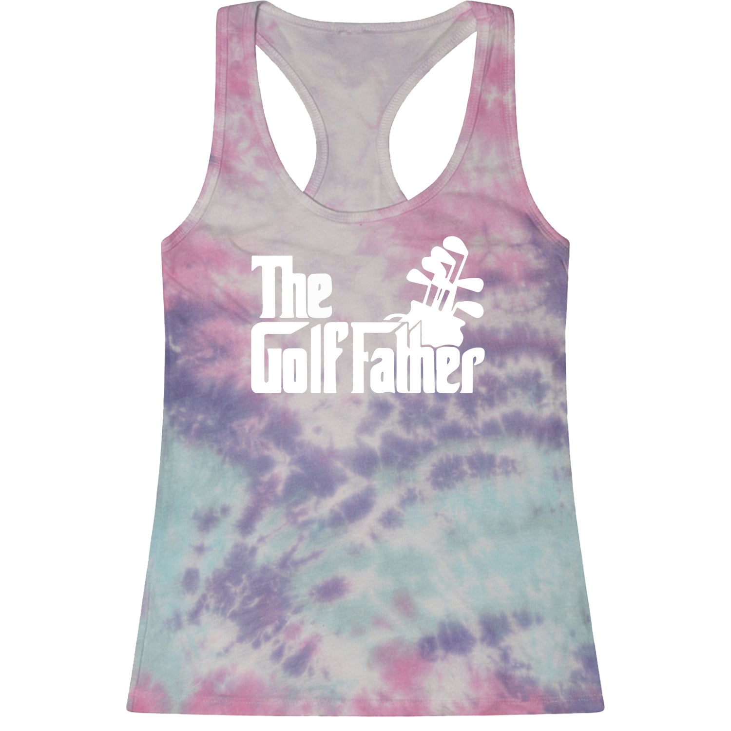 The Golf Father Golfing Dad Racerback Tank Top for Women #expressiontees by Expression Tees
