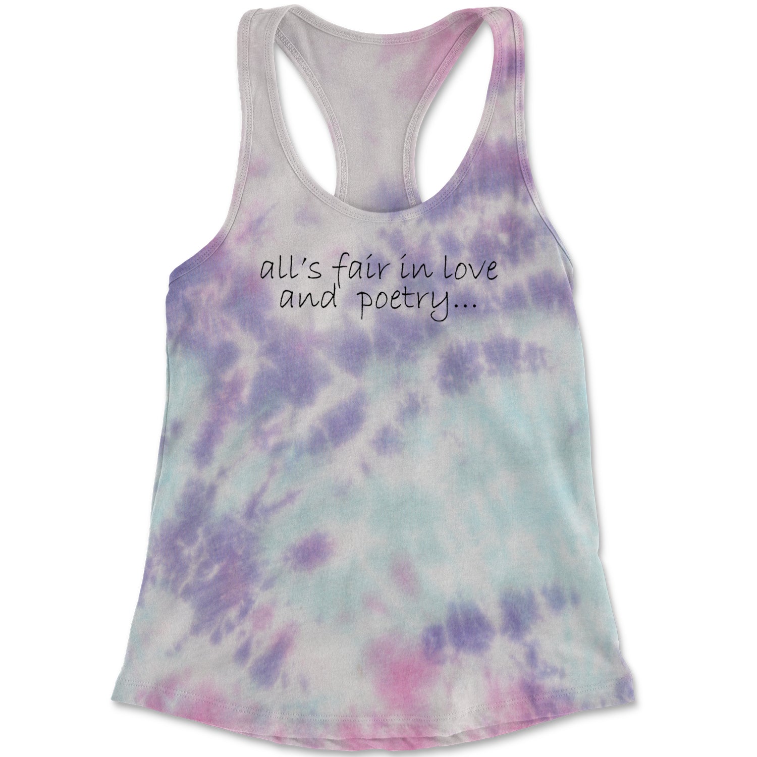 All's Fair In Love And Poetry TTPD Poets Department Racerback Tank Top for Women