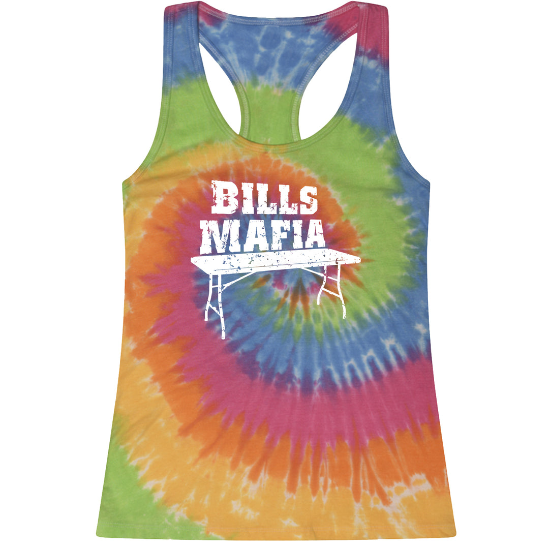Bills Mafia Football Fan Racerback Tank Top for Women 