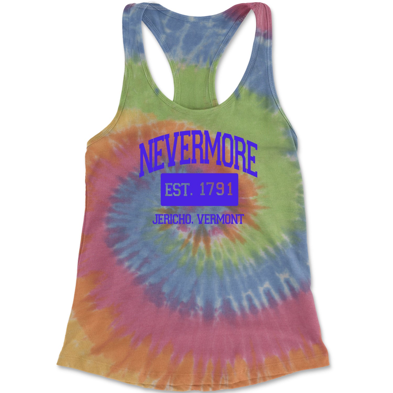 Nevermore Academy Wednesday Racerback Tank Top for Women addams, family, gomez, morticia, pugsly, ricci, Wednesday by Expression Tees