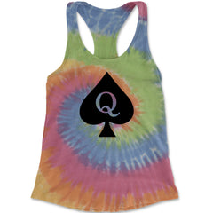 Queen Of Spades QOS Hotwife Racerback Tank Top for Women
