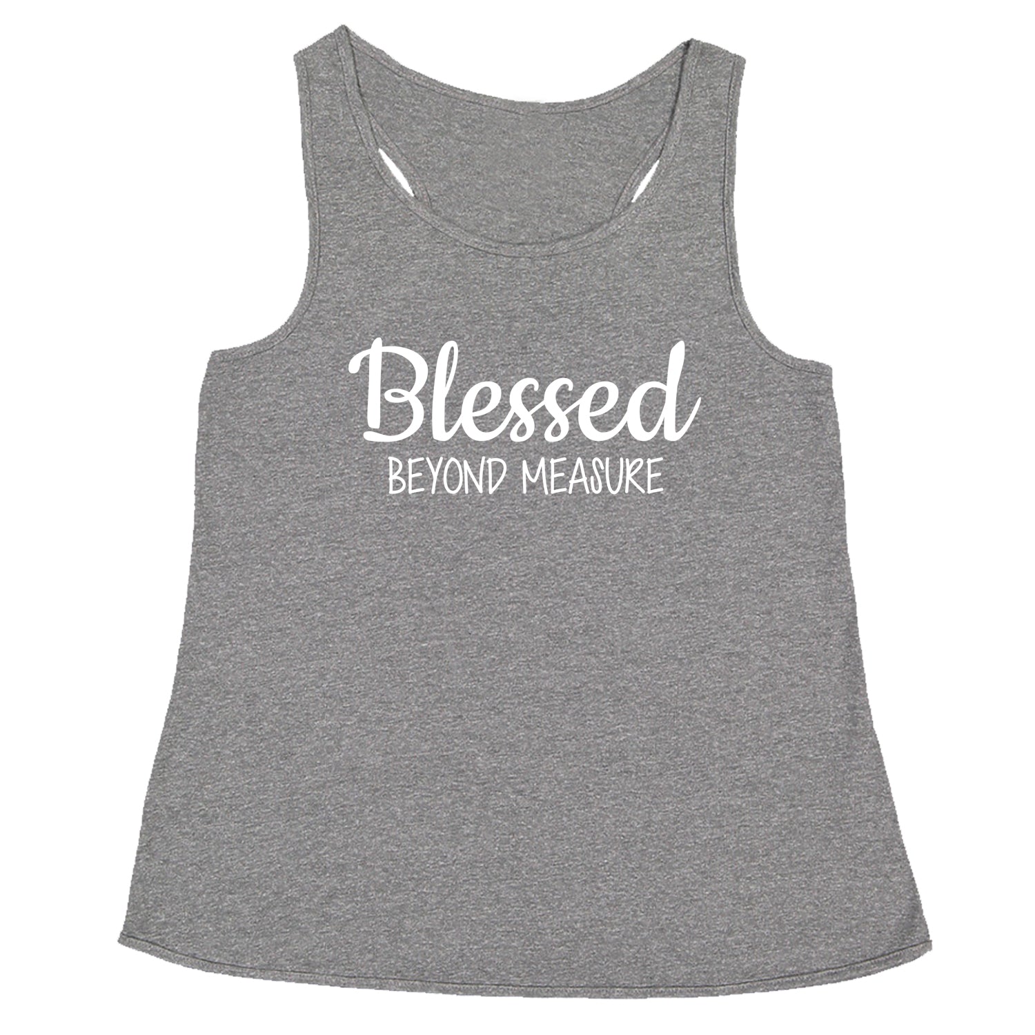 Blessed Beyond Measure Racerback Tank Top for Women blessed, face, look by Expression Tees