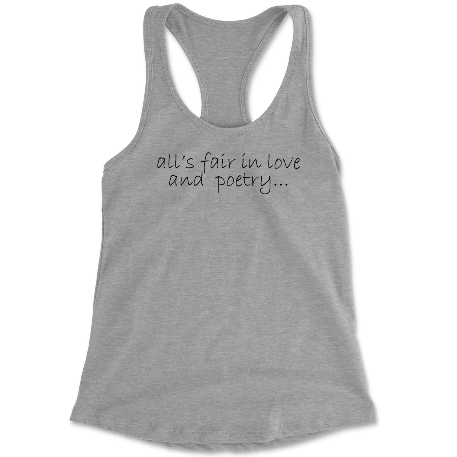 All's Fair In Love And Poetry TTPD Poets Department Racerback Tank Top for Women