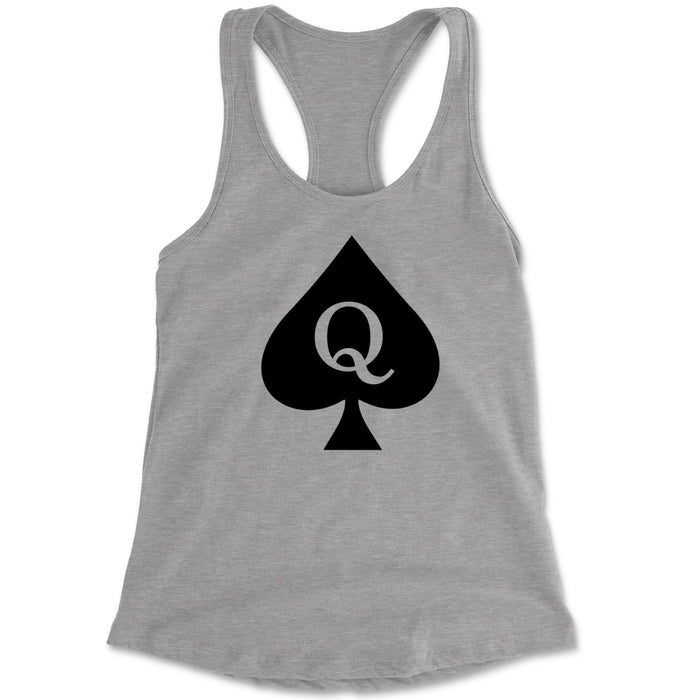 Queen Of Spades QOS Hotwife Racerback Tank Top for Women