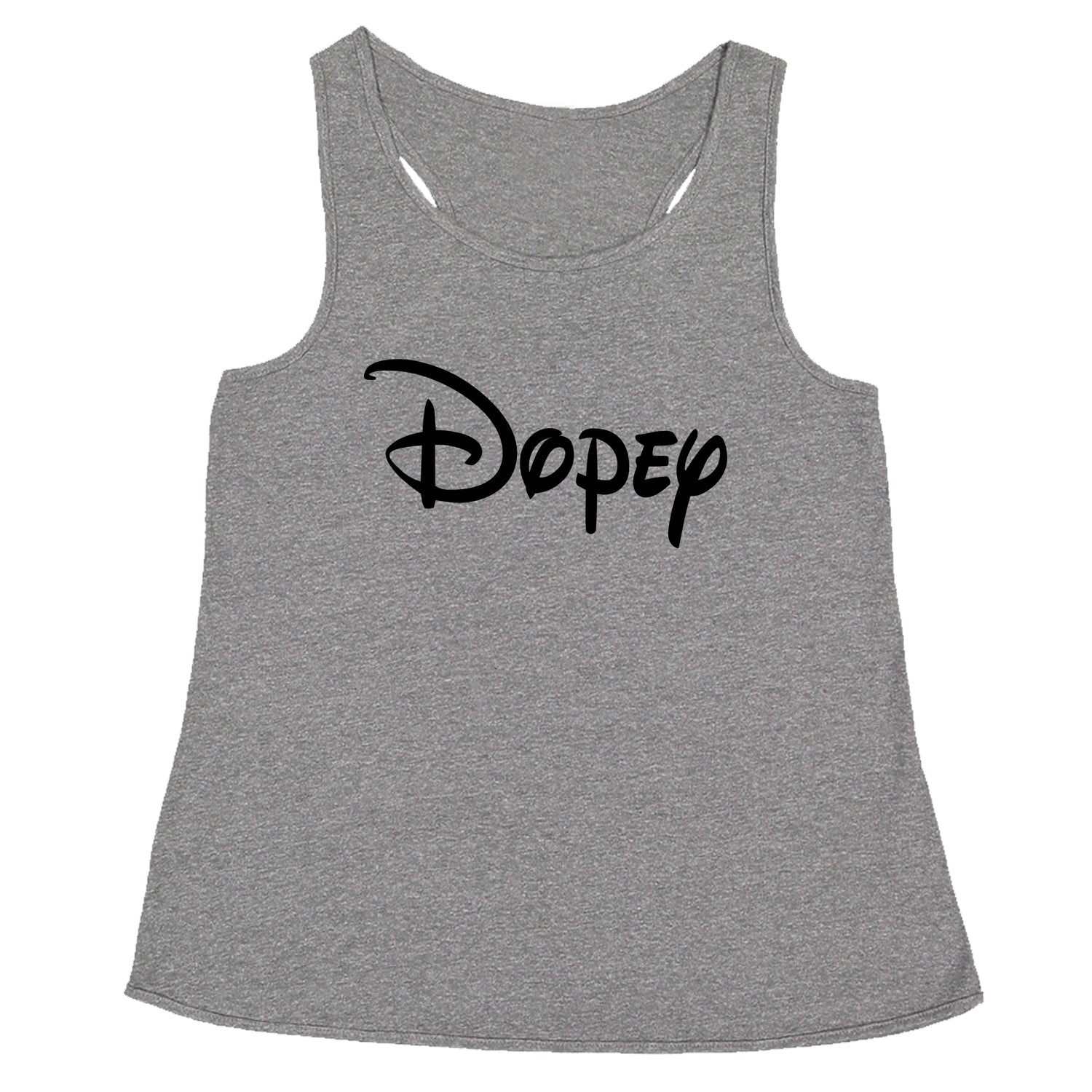 Dopey - 7 Dwarfs Costume Racerback Tank Top for Women and, costume, dwarfs, group, halloween, matching, seven, snow, the, white by Expression Tees