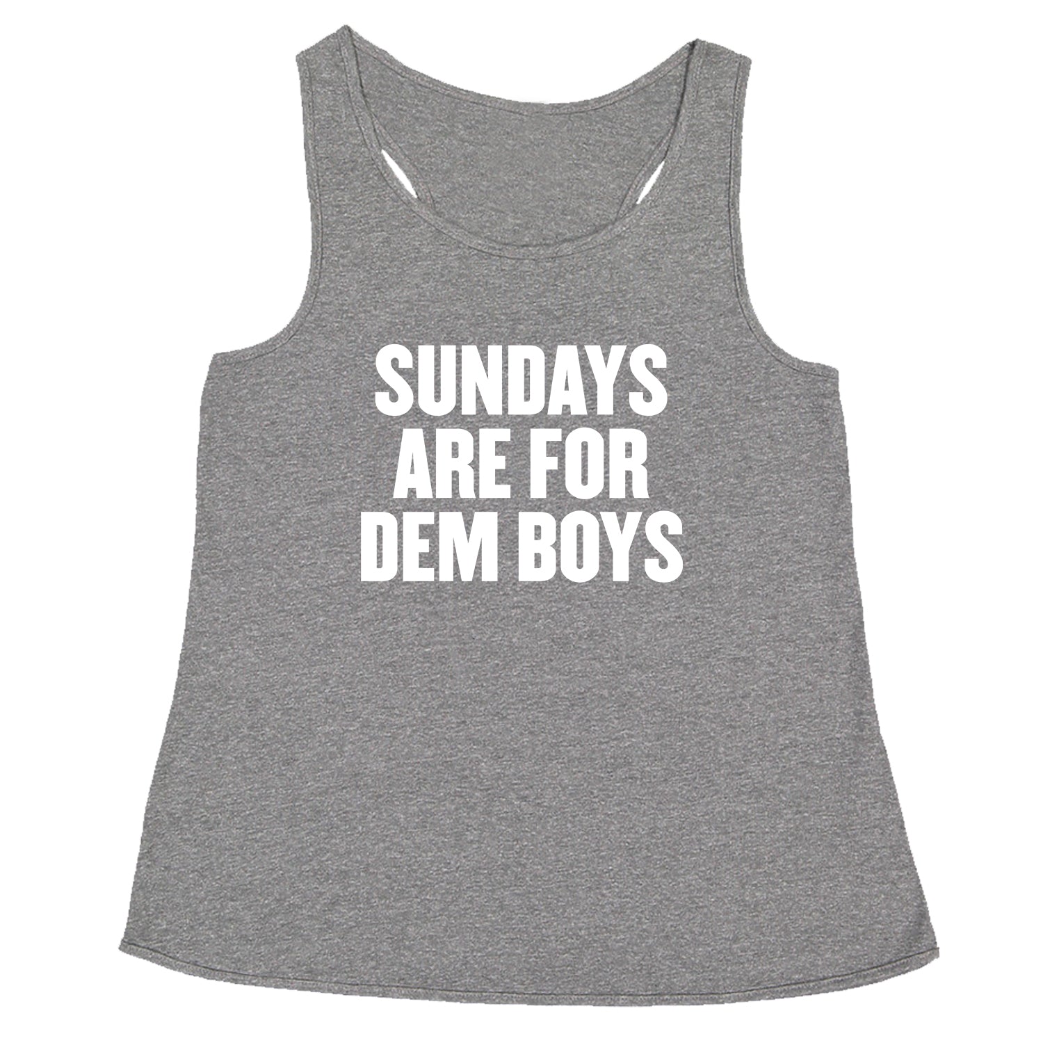 Sundays Are For Dem Boys Racerback Tank Top for Women dallas, fan, jersey, team, texas by Expression Tees