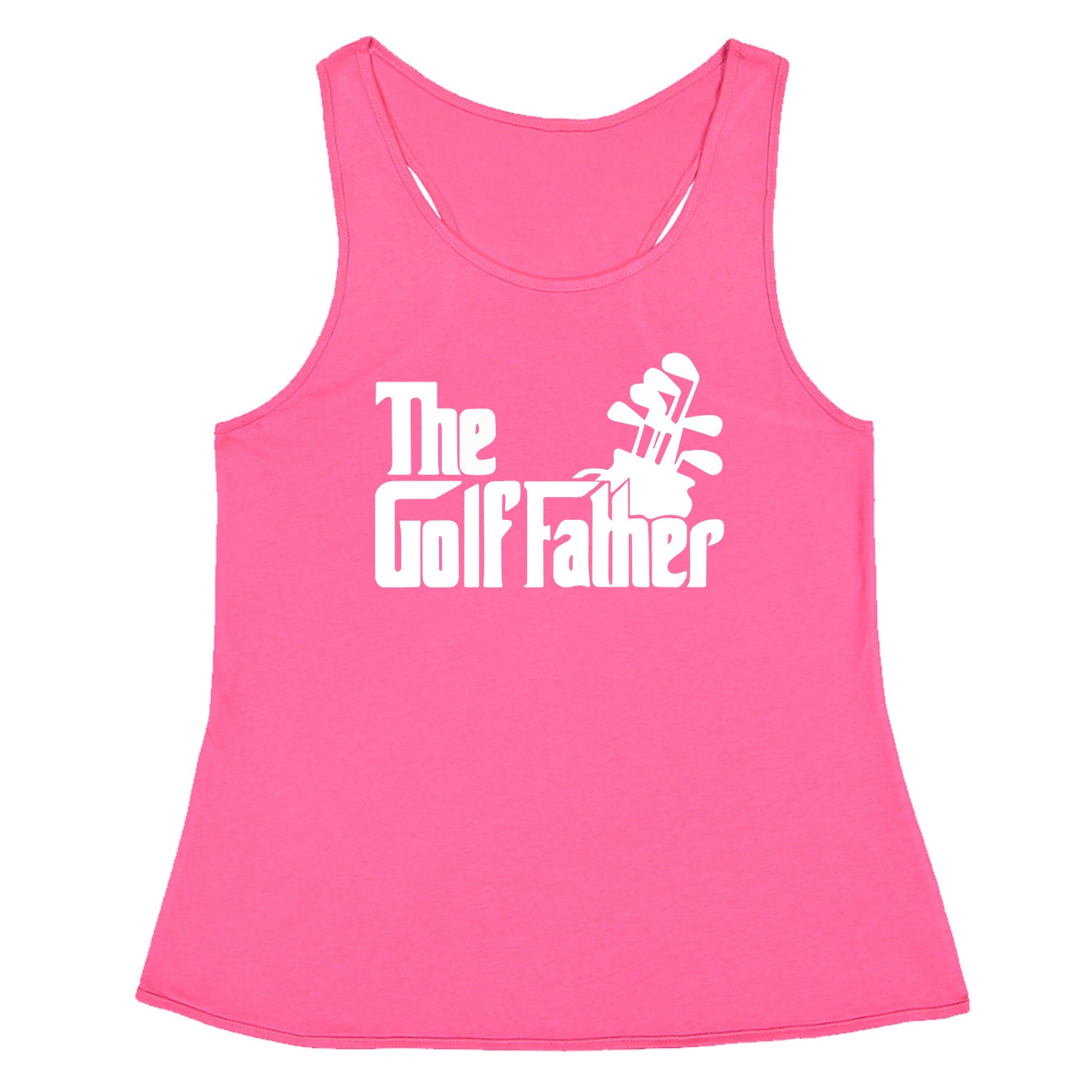 The Golf Father Golfing Dad Racerback Tank Top for Women #expressiontees by Expression Tees