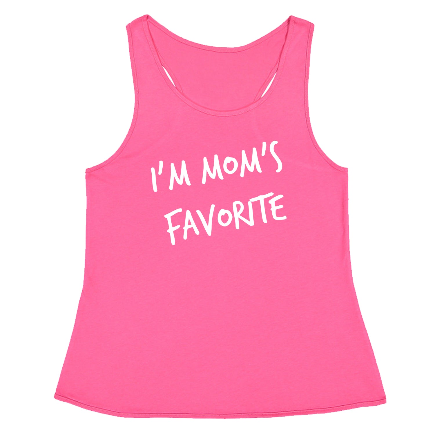 I'm Mom's Favorite Racerback Tank Top for Women bear, buck, mama, papa by Expression Tees