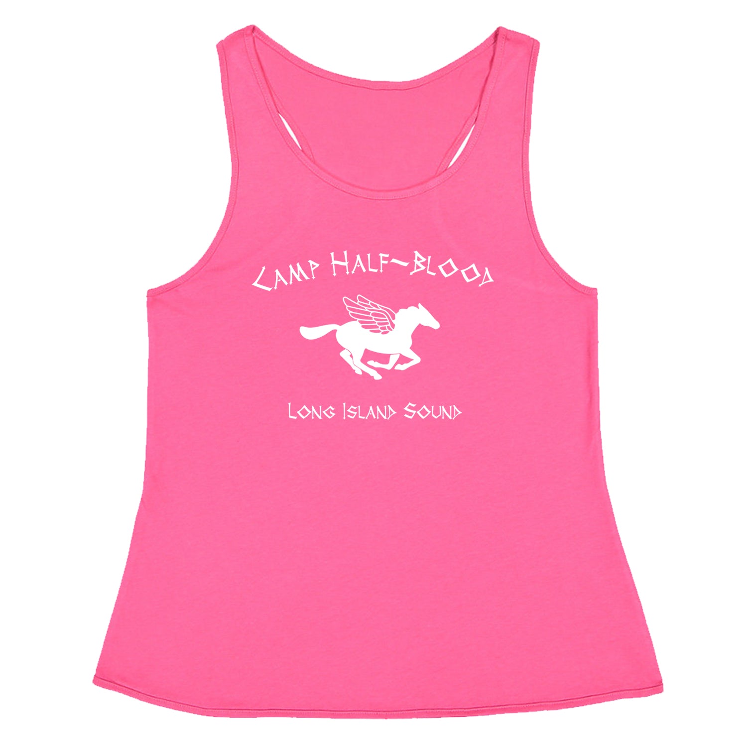 Camp Half Blood Long Island Sound Racerback Tank Top for Women and, apollo, blood, camp, half, jackson, jupiter, olympians, percy, the by Expression Tees