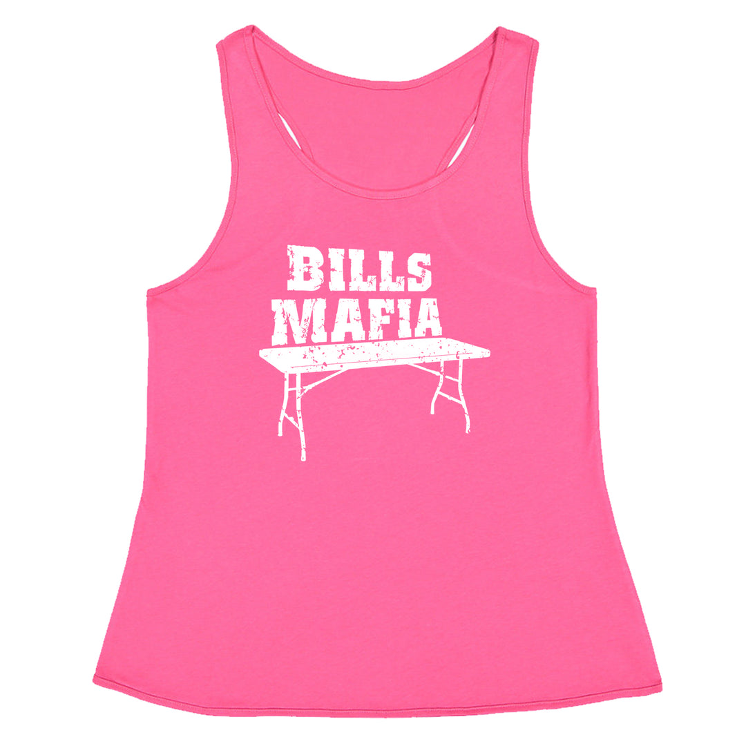 Bills Mafia Football Fan Racerback Tank Top for Women 