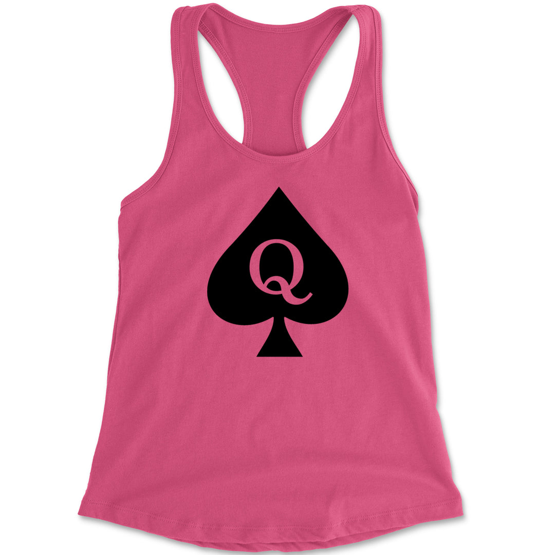 Queen Of Spades QOS Hotwife Racerback Tank Top for Women