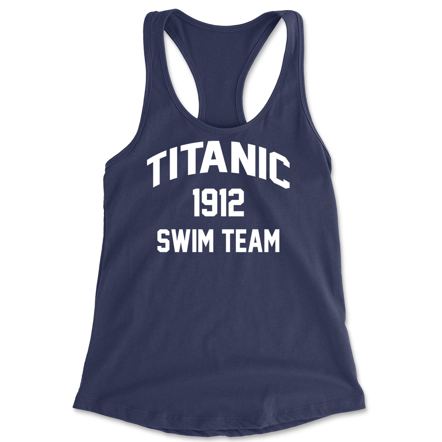 Titanic Swim Team 1912 Funny Cruise Racerback Tank Top for Women