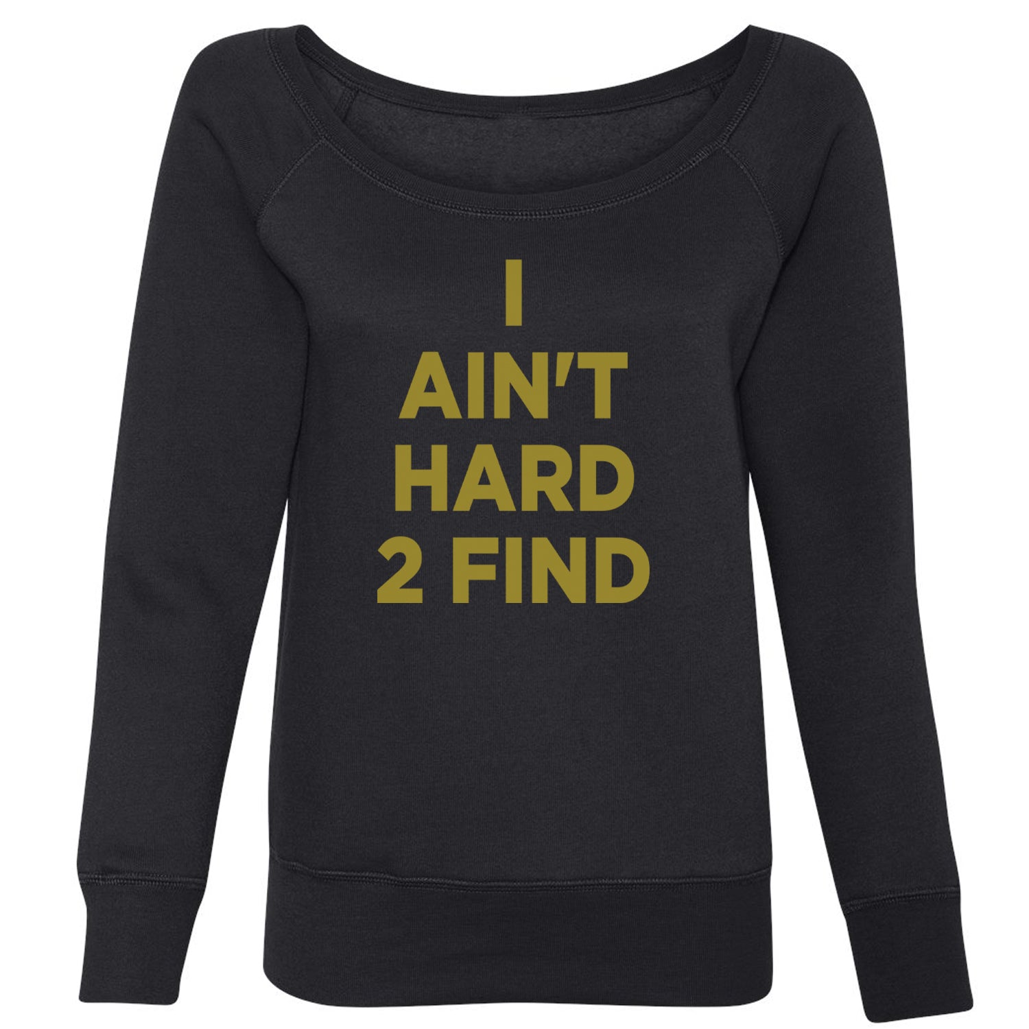 I Ain't Hard To Find Coach Prime Slouchy Off Shoulder Oversized Sweatshirt