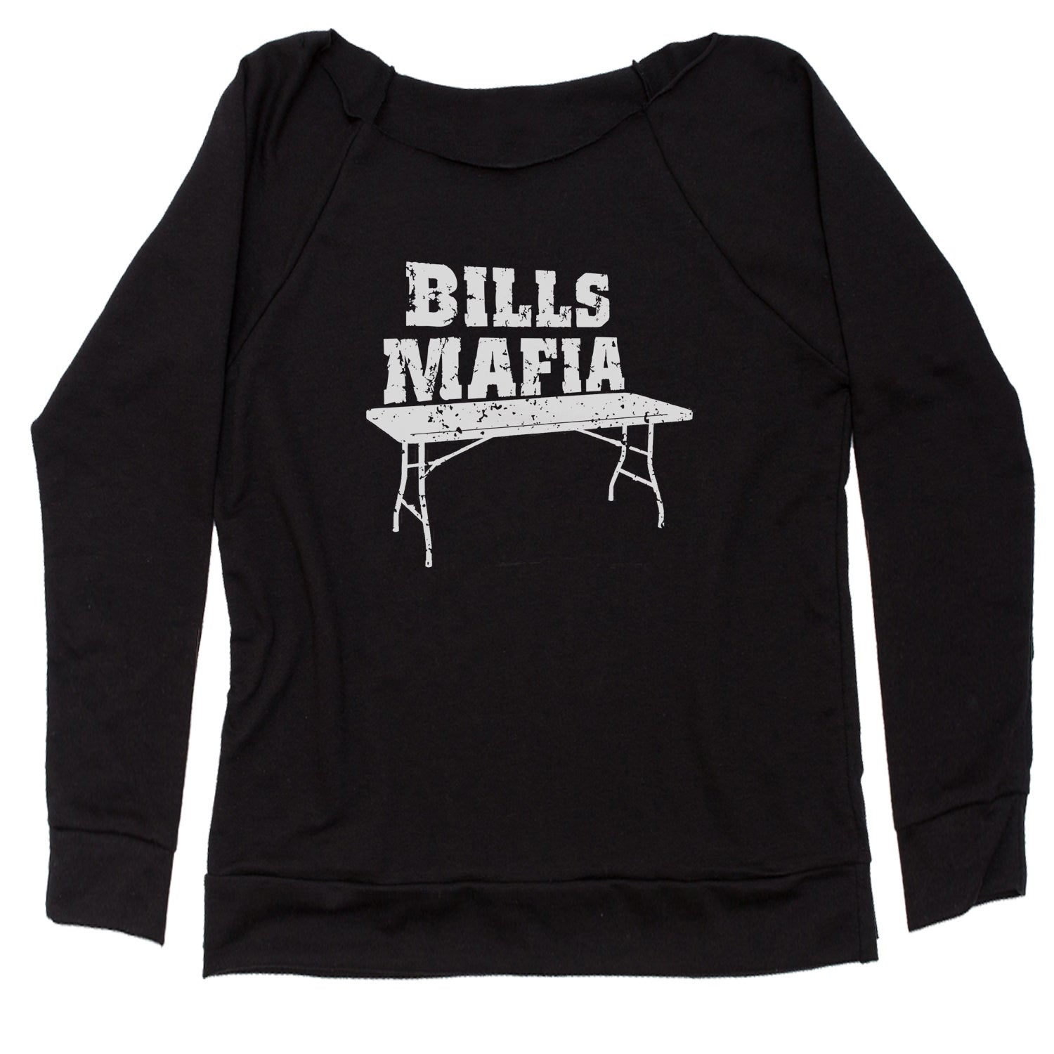 Bills Mafia Football Fan Slouchy Off Shoulder Oversized Sweatshirt #expressiontees by Expression Tees