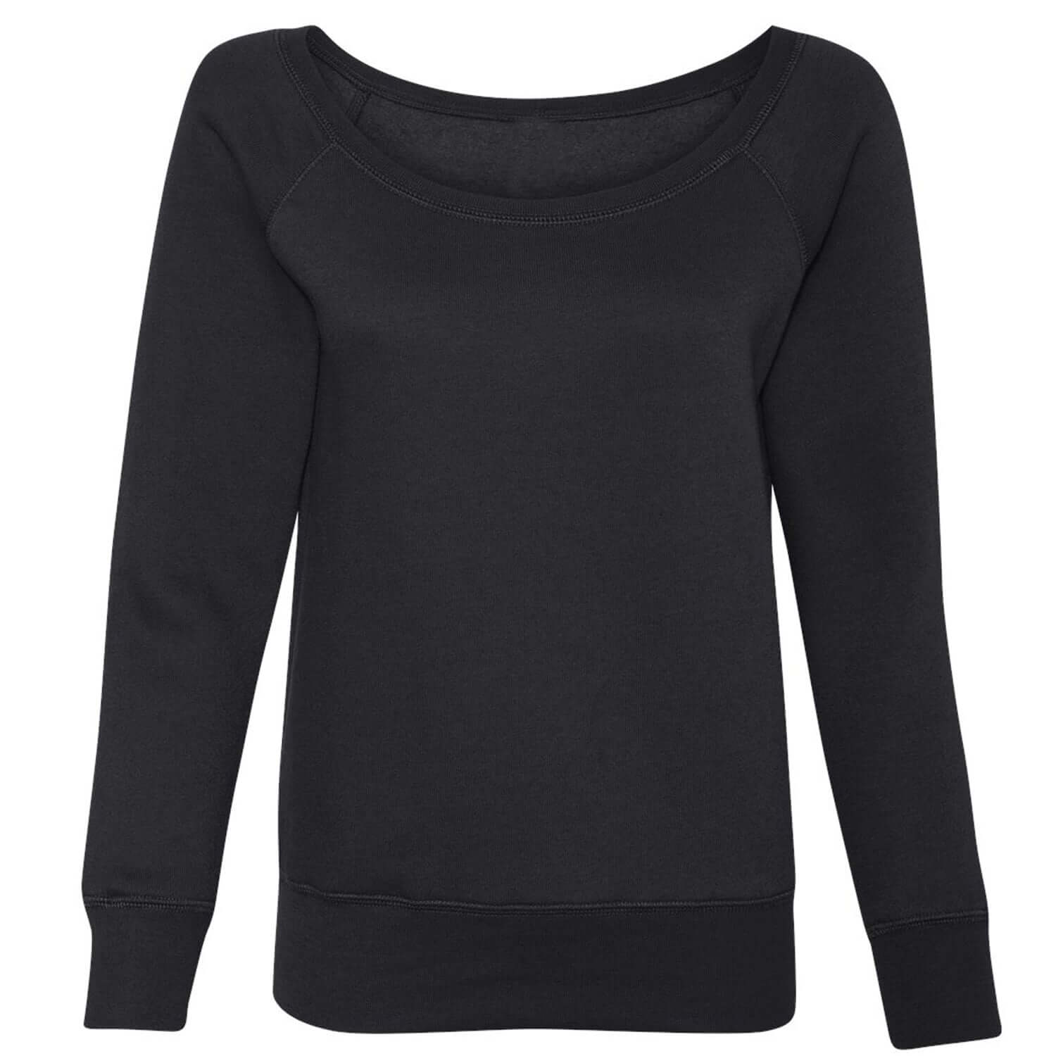 Basics - Plain Blank Slouchy Off Shoulder Oversized Sweatshirt blank, clothing, plain, tshirts by Expression Tees