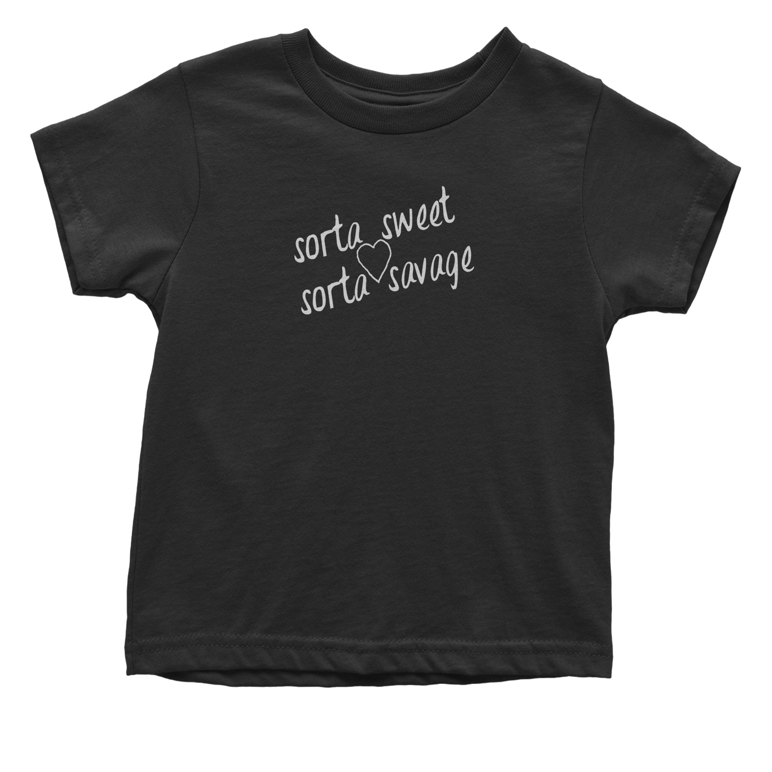 Sorta Sweet Sorta Savage Toddler T-Shirt savage by Expression Tees