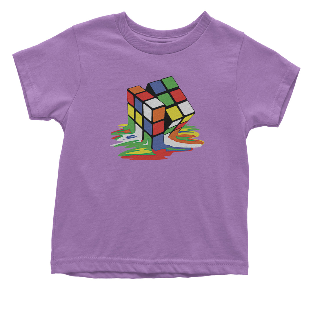 Melting Multi-Colored Cube Infant One-Piece Romper Bodysuit and Toddler T-shirt gamer, gaming, nerd, shirt by Expression Tees